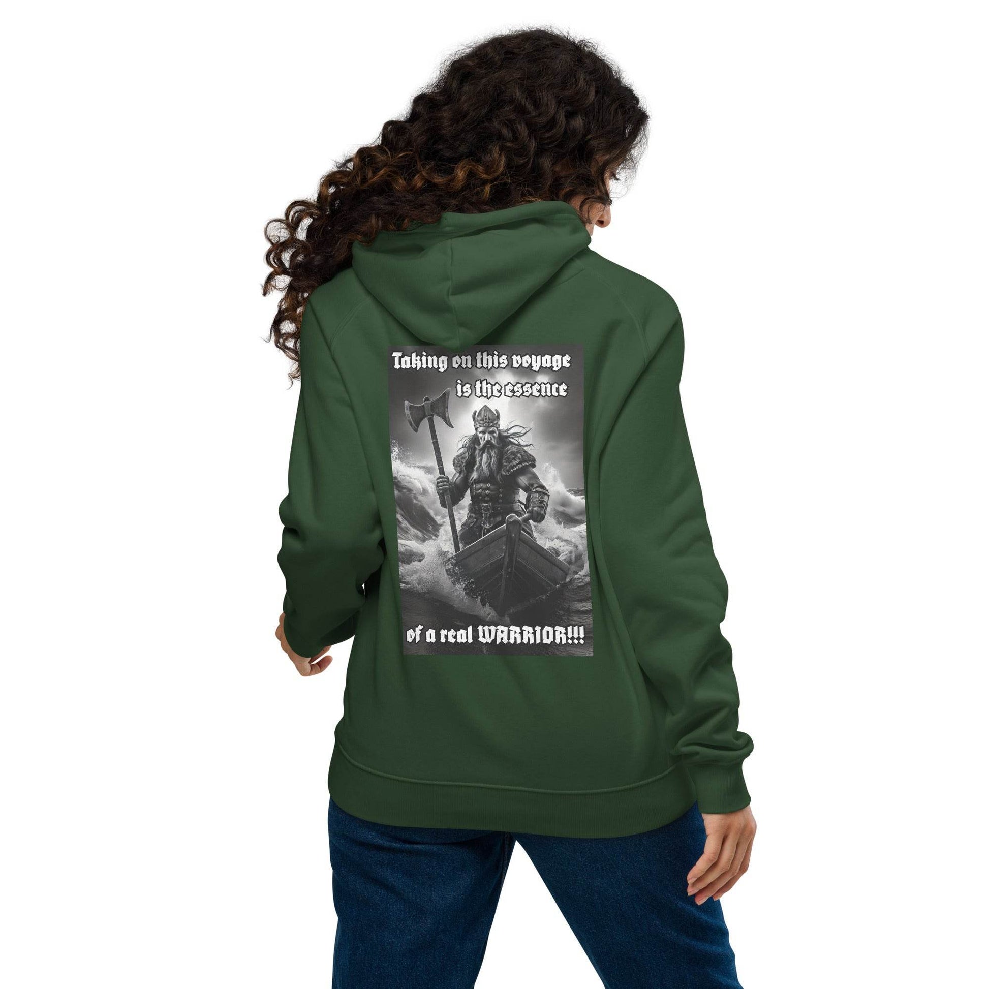 Unisex eco 100% organic cotton Warriors Hoodie Design #12 - Monk&Nun UnisexClothing