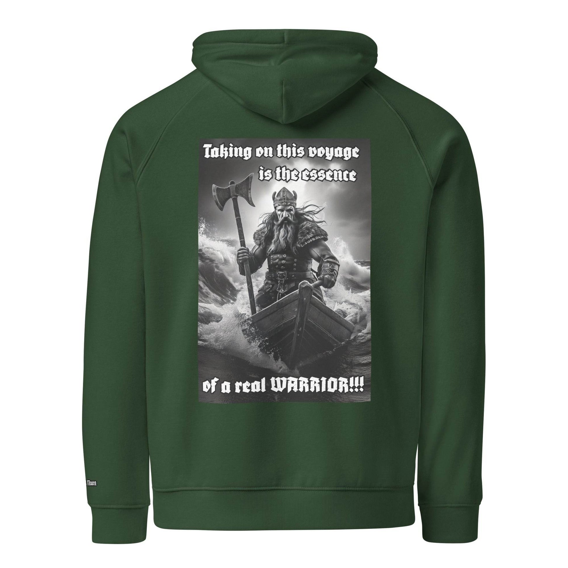Unisex eco 100% organic cotton Warriors Hoodie Design #12 - Monk&Nun UnisexClothing