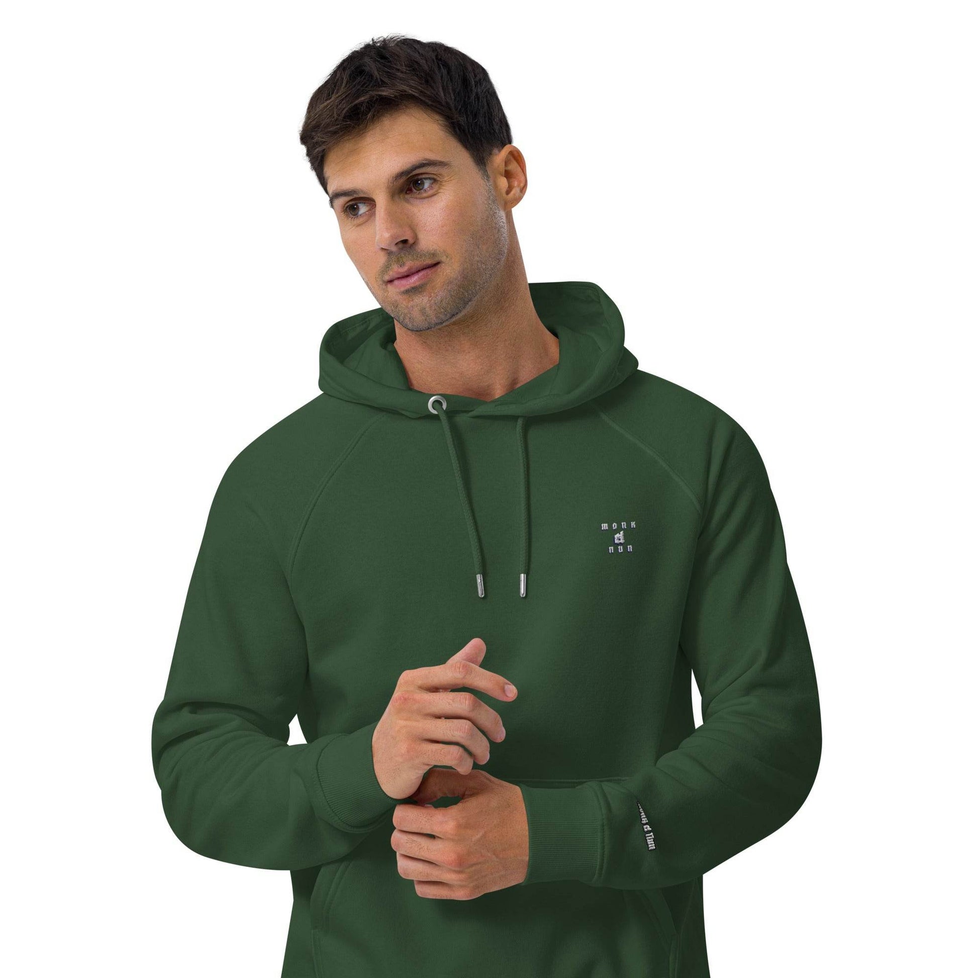 Unisex eco 100% organic cotton Warriors Hoodie Always think positive - Monk&Nun UnisexClothing