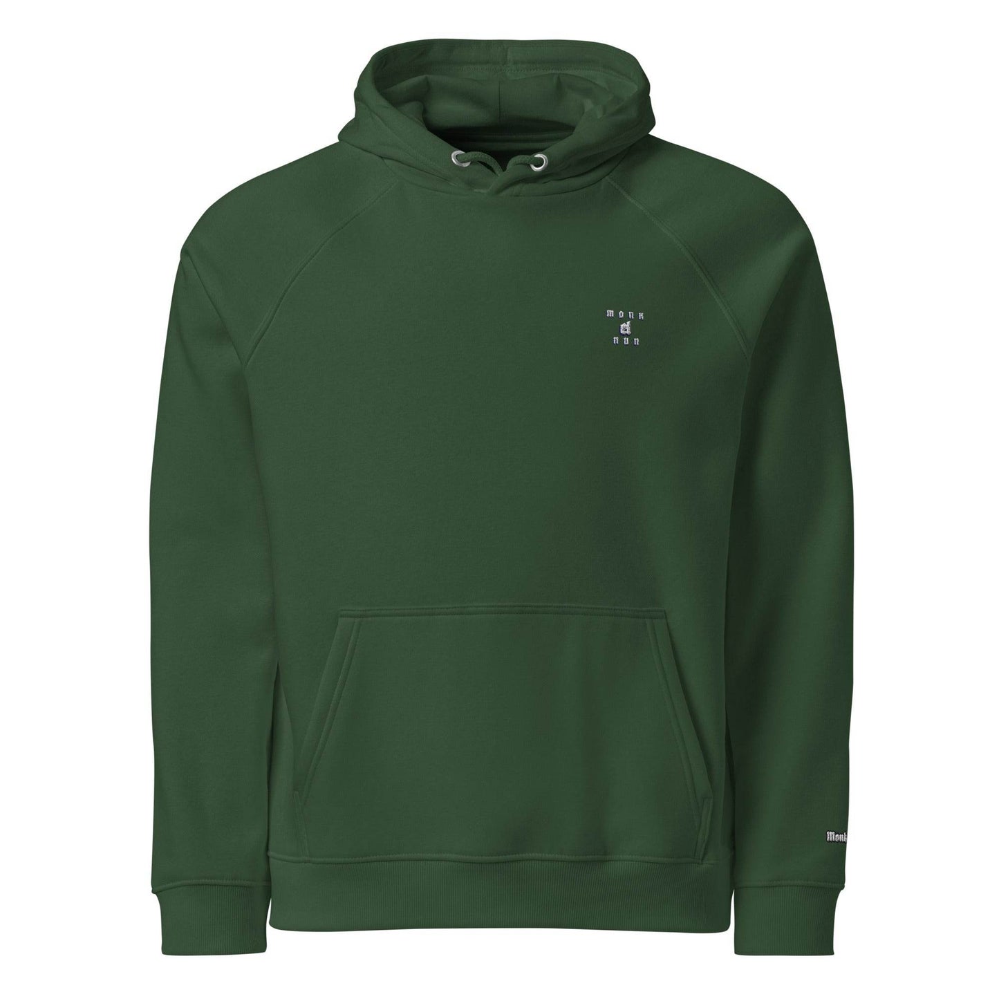 Unisex eco 100% organic cotton Warriors Hoodie Always think positive - Monk&Nun UnisexClothing