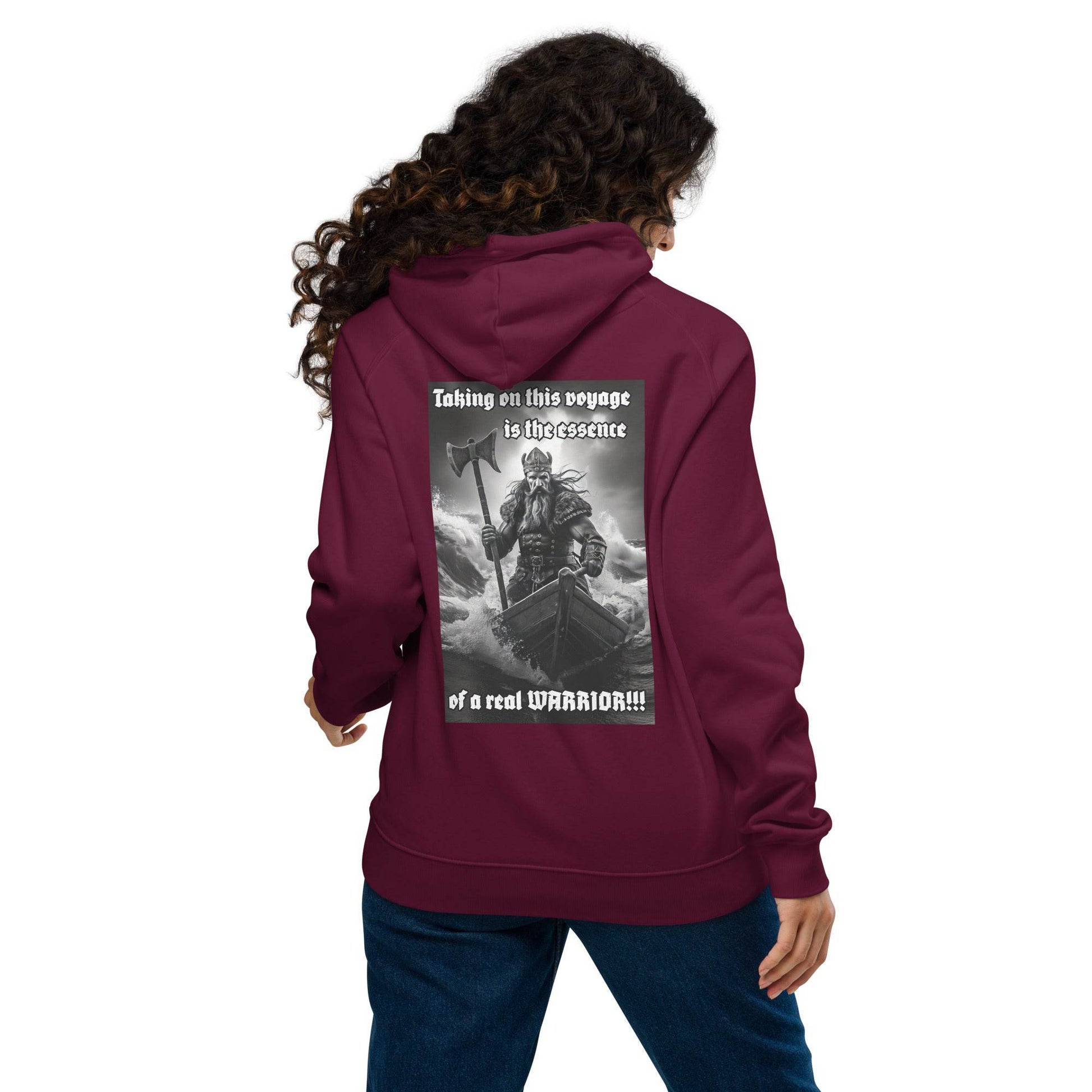 Unisex eco 100% organic cotton Warriors Hoodie Design #12 - Monk&Nun UnisexClothing