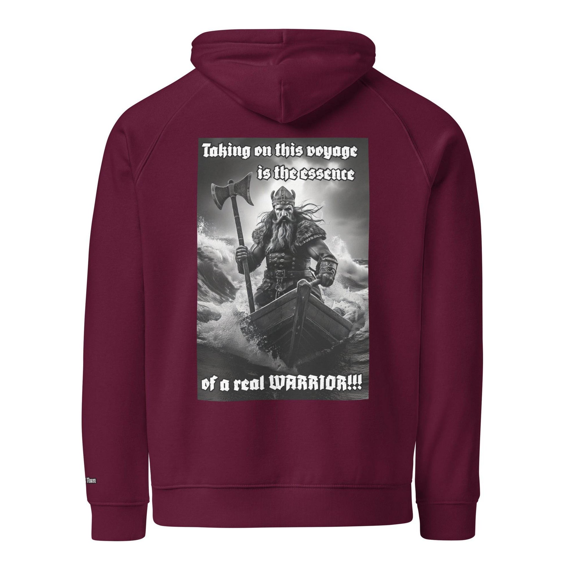 Unisex eco 100% organic cotton Warriors Hoodie Design #12 - Monk&Nun UnisexClothing