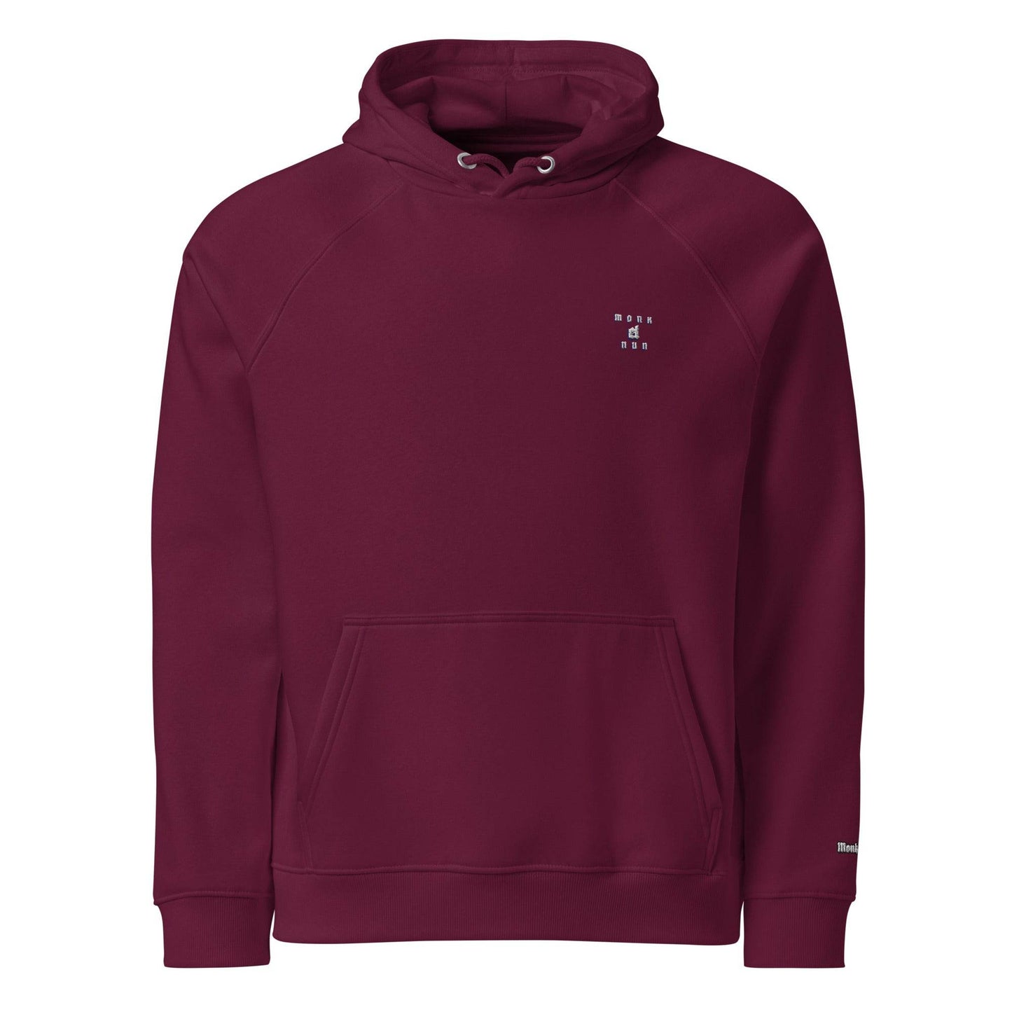 Unisex eco 100% organic cotton Warriors Hoodie Always think positive - Monk&Nun UnisexClothing