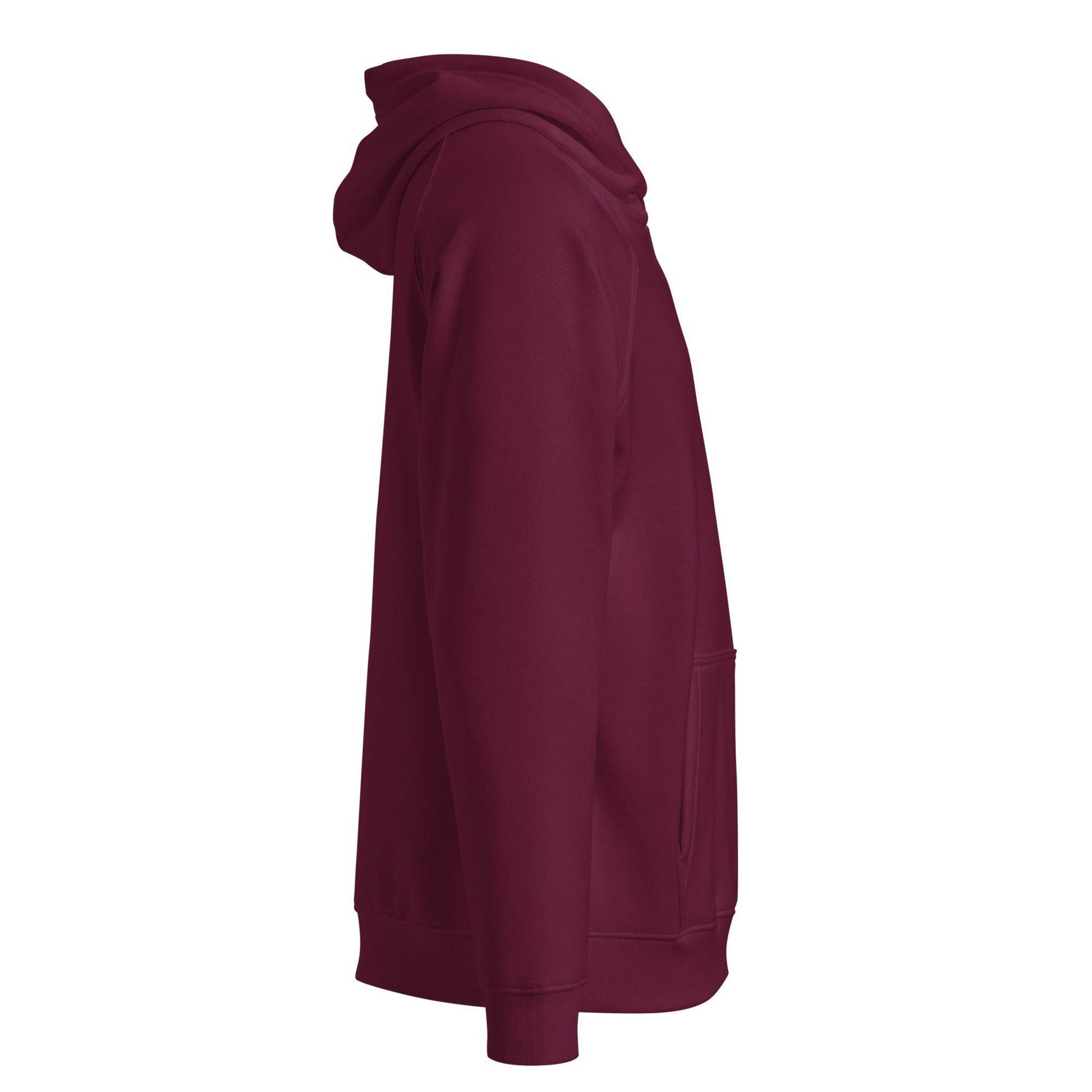 Unisex eco 100% organic cotton Warriors Hoodie Always think positive - Monk&Nun UnisexClothing