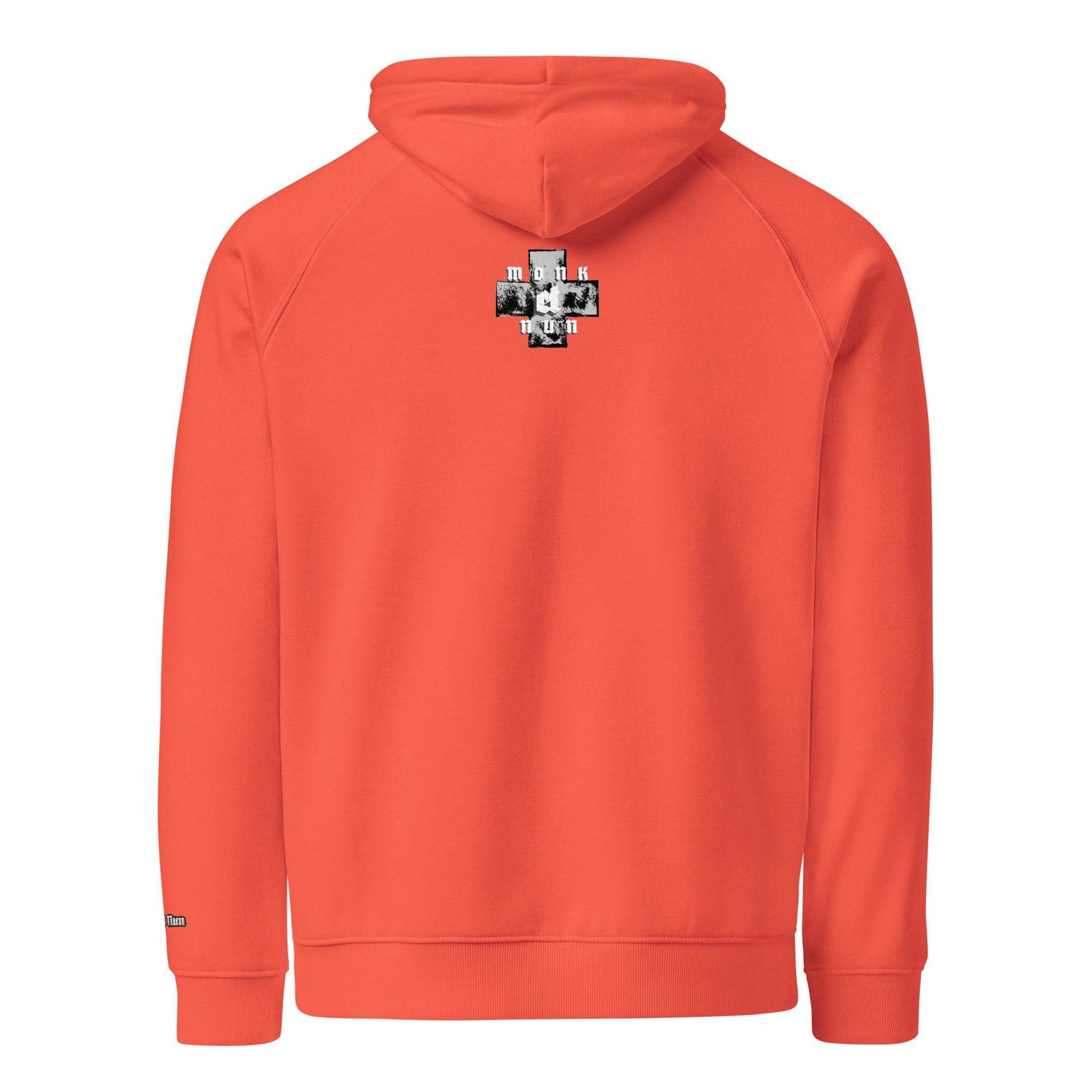 Unisex eco 100% organic cotton Warriors Hoodie Always think positive - Monk&Nun UnisexClothing