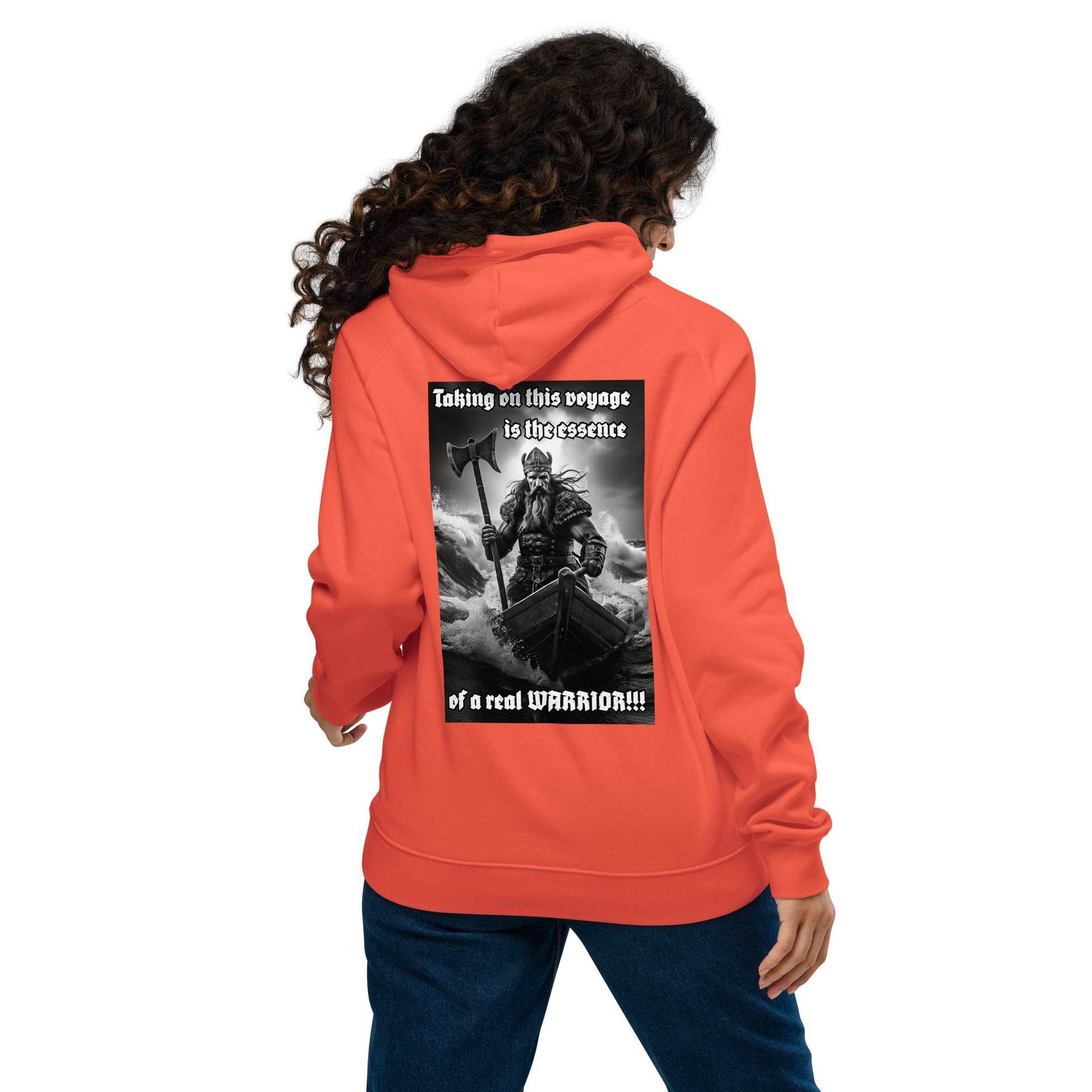 Unisex eco 100% organic cotton Warriors Hoodie Design #12 - Monk&Nun UnisexClothing