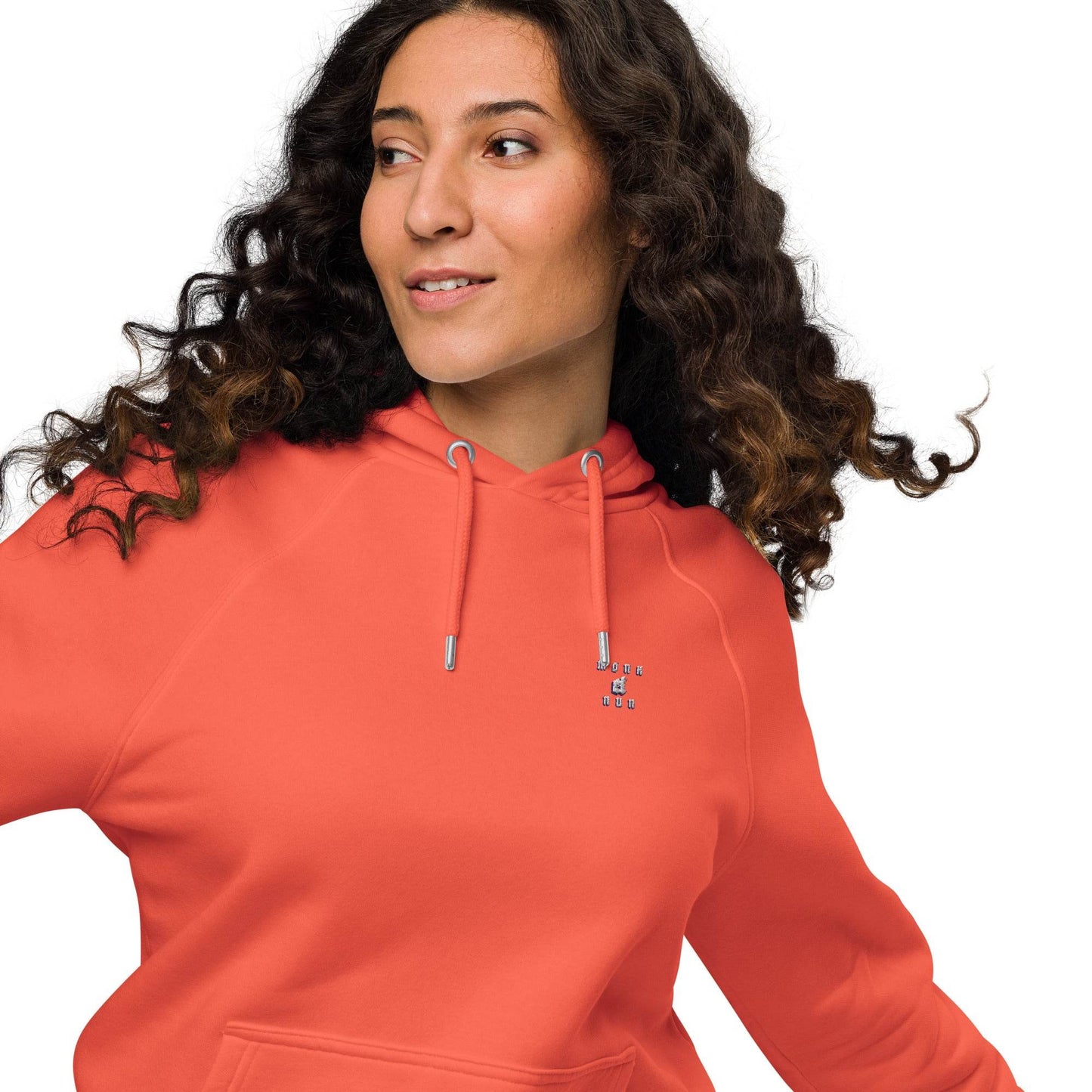 Unisex eco 100% organic cotton Warriors Hoodie Always think positive - Monk&Nun UnisexClothing