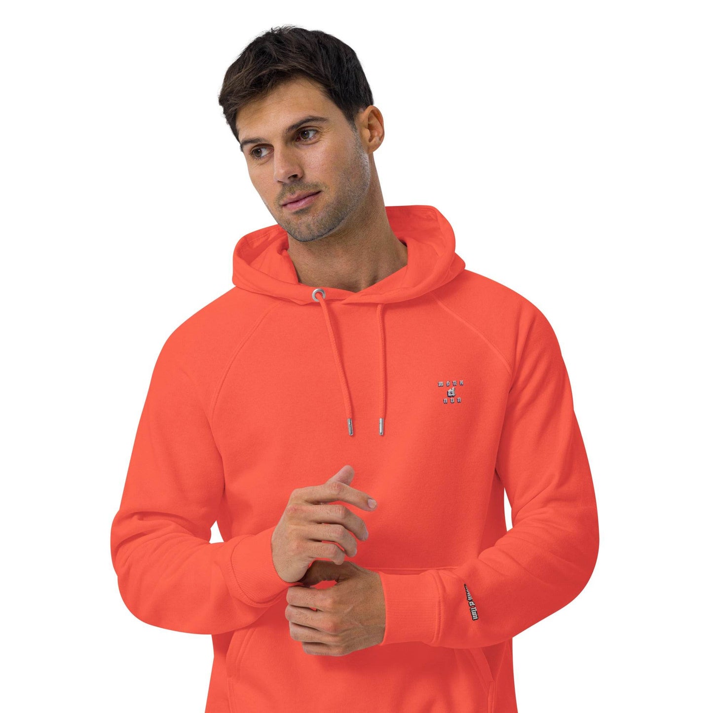 Unisex eco 100% organic cotton Warriors Hoodie Always think positive - Monk&Nun UnisexClothing