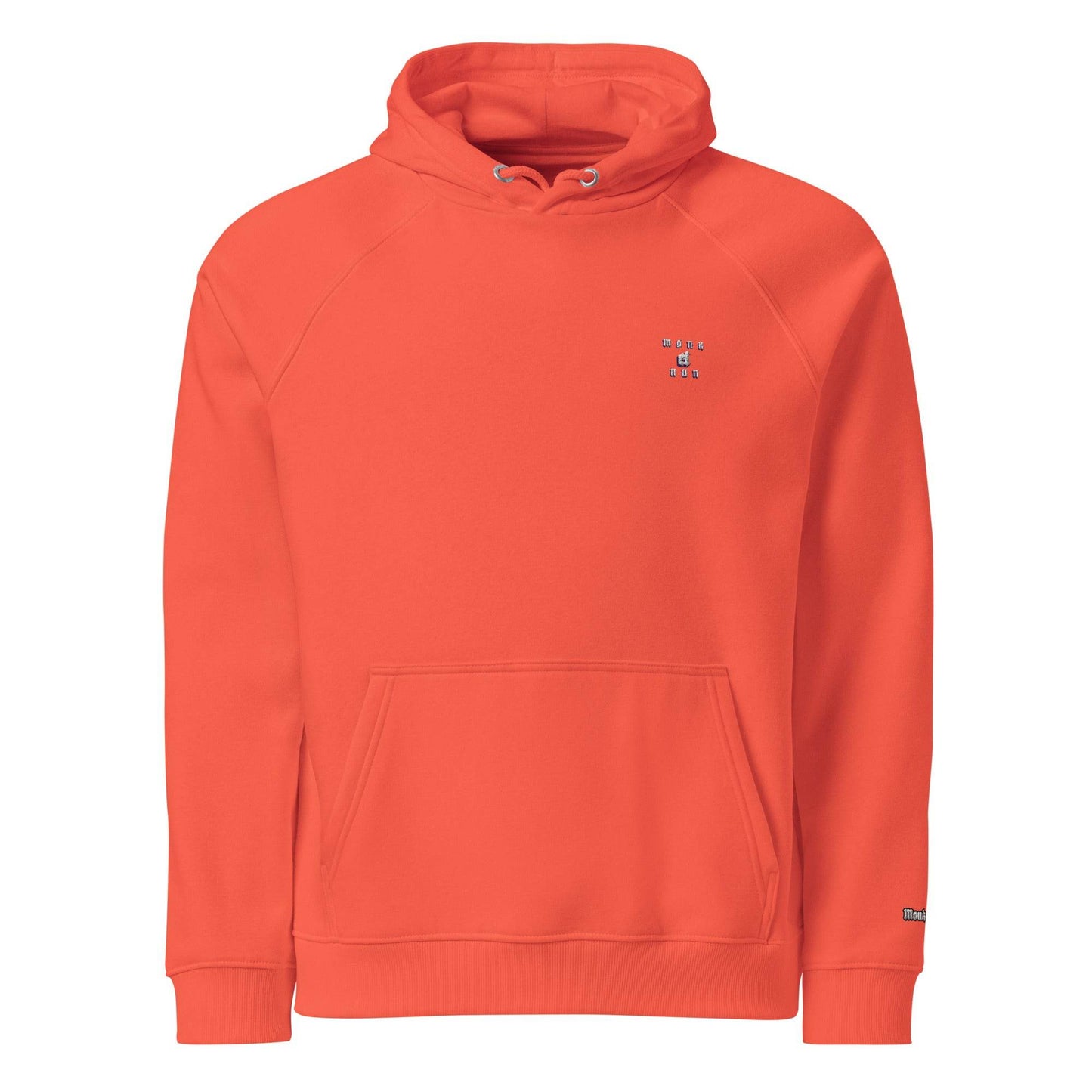 Unisex eco 100% organic cotton Warriors Hoodie Always think positive - Monk&Nun UnisexClothing
