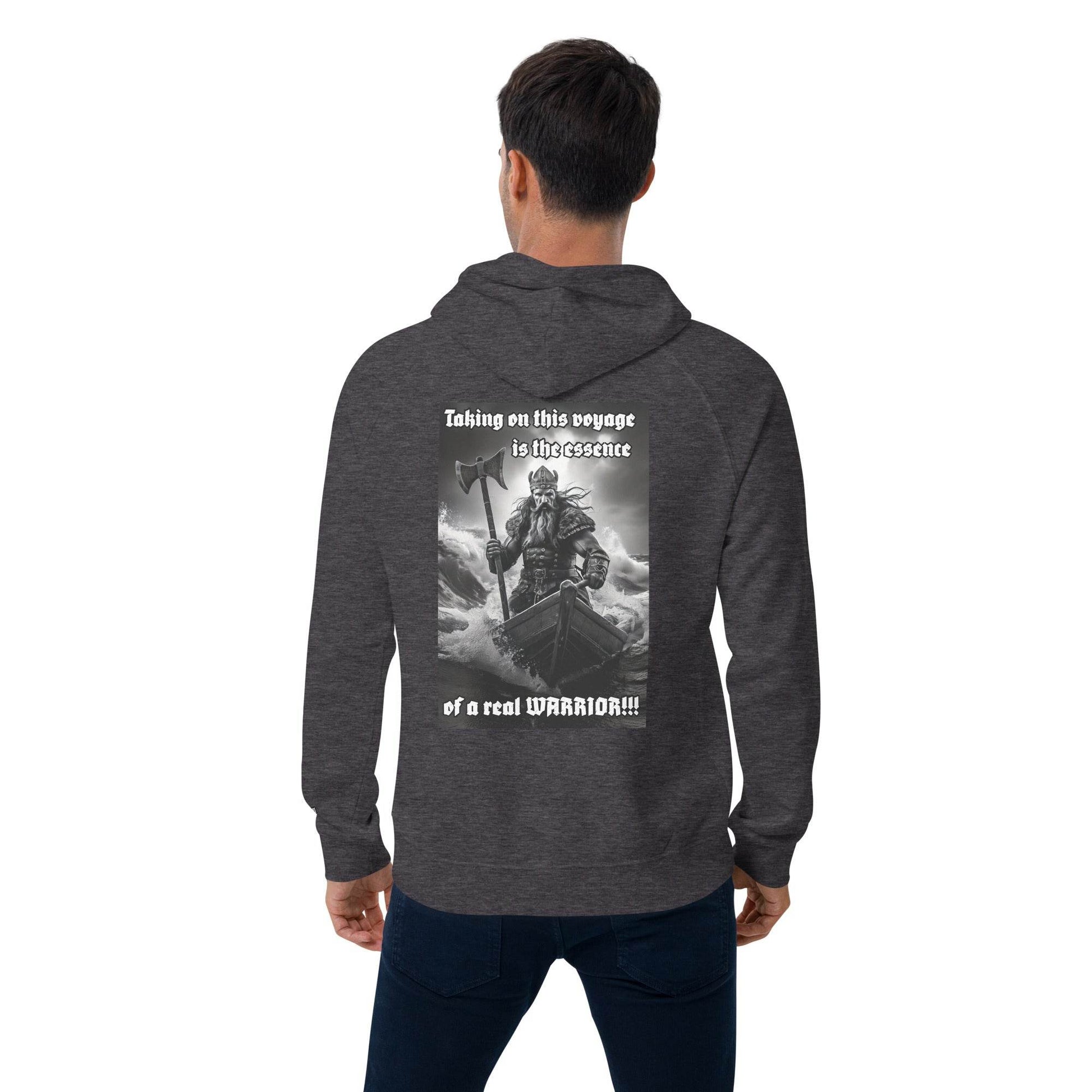 Unisex eco 100% organic cotton Warriors Hoodie Design #12 - Monk&Nun UnisexClothing