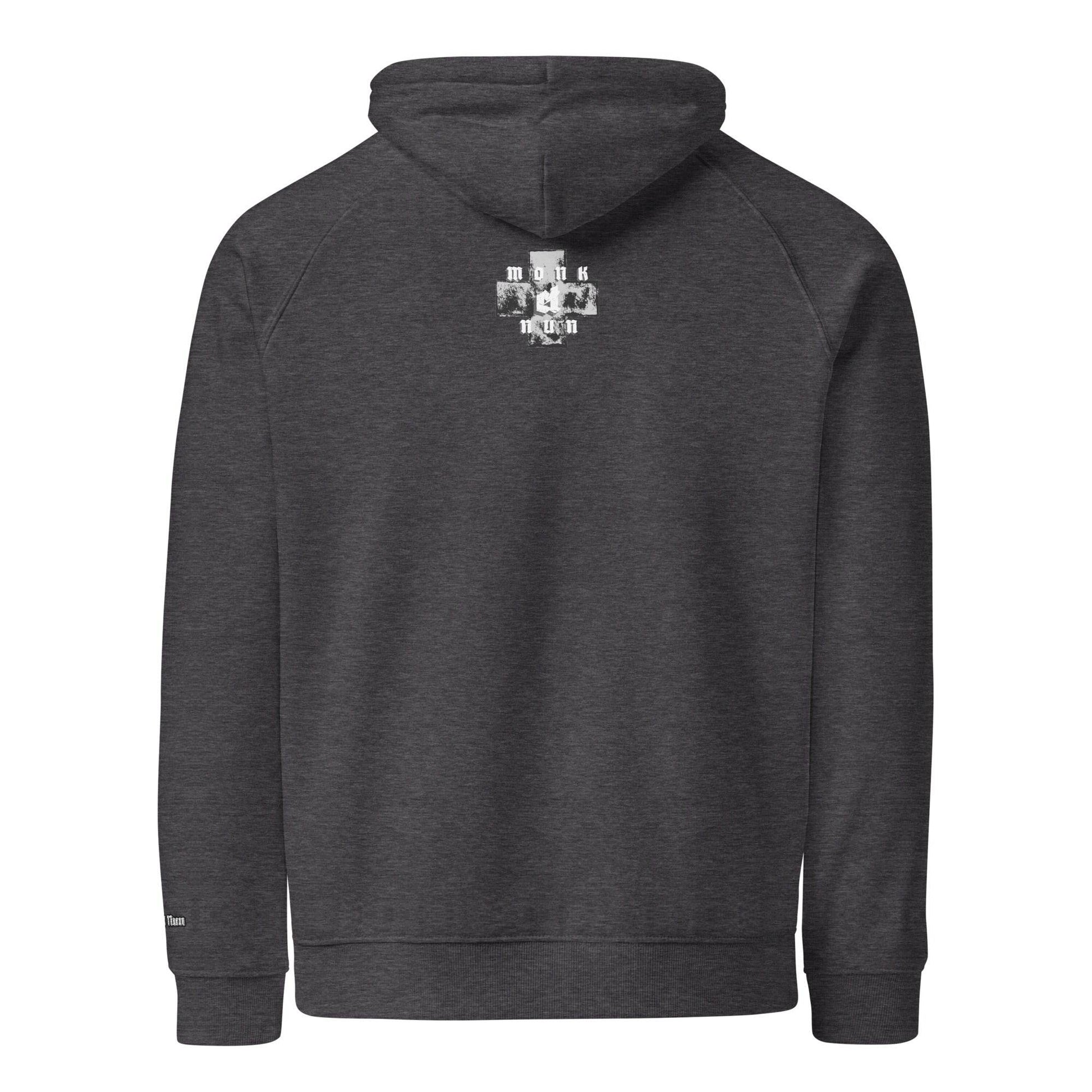 Unisex eco 100% organic cotton Warriors Hoodie Always think positive - Monk&Nun UnisexClothing