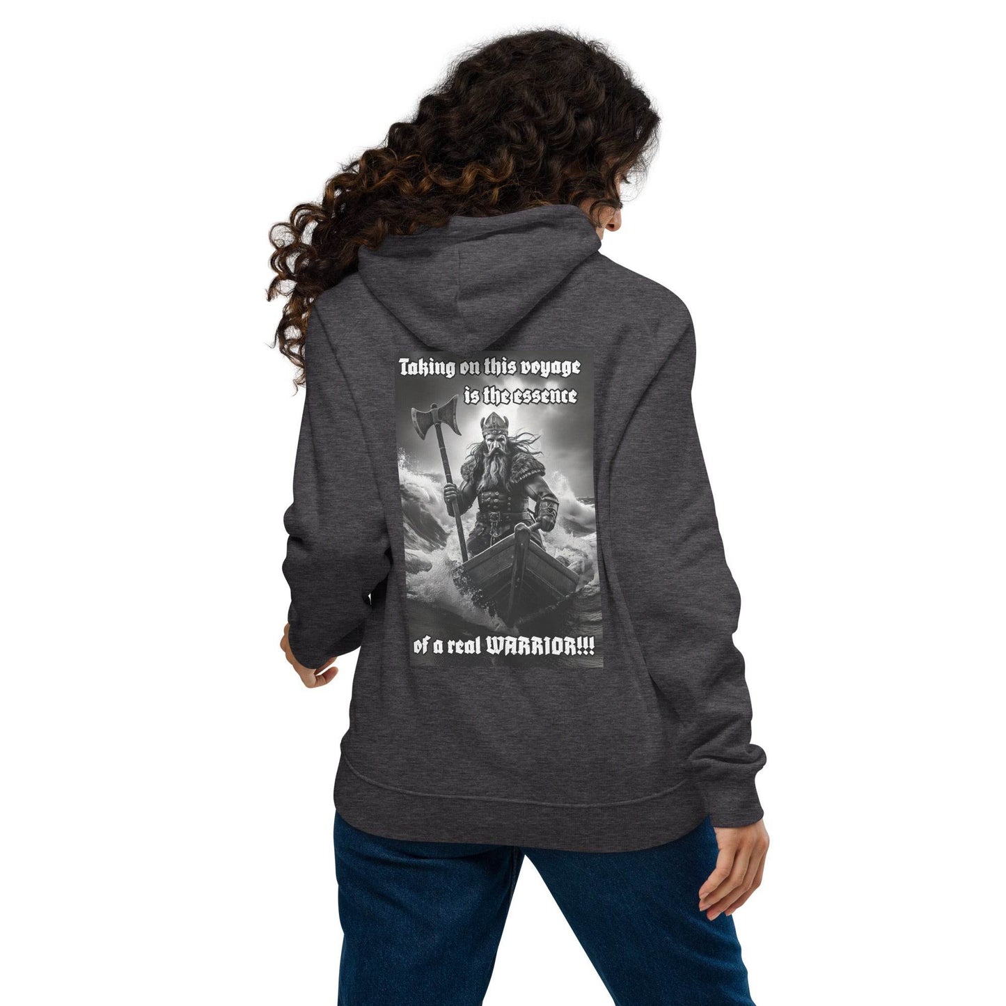 Unisex eco 100% organic cotton Warriors Hoodie Design #12 - Monk&Nun UnisexClothing