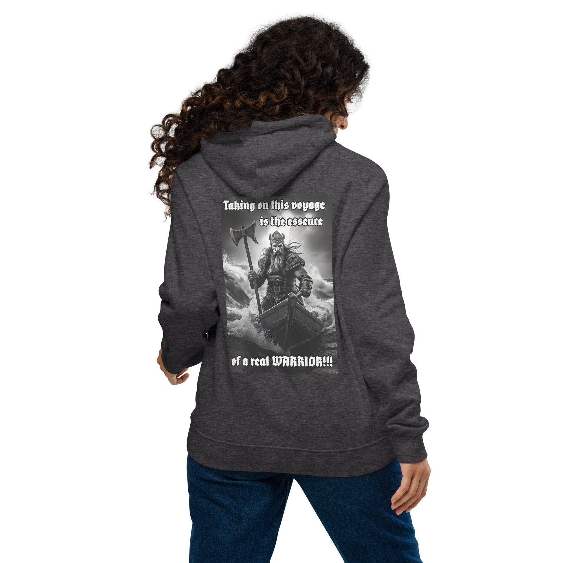 Unisex eco 100% organic cotton Warriors Hoodie Design #12 - Monk&Nun UnisexClothing
