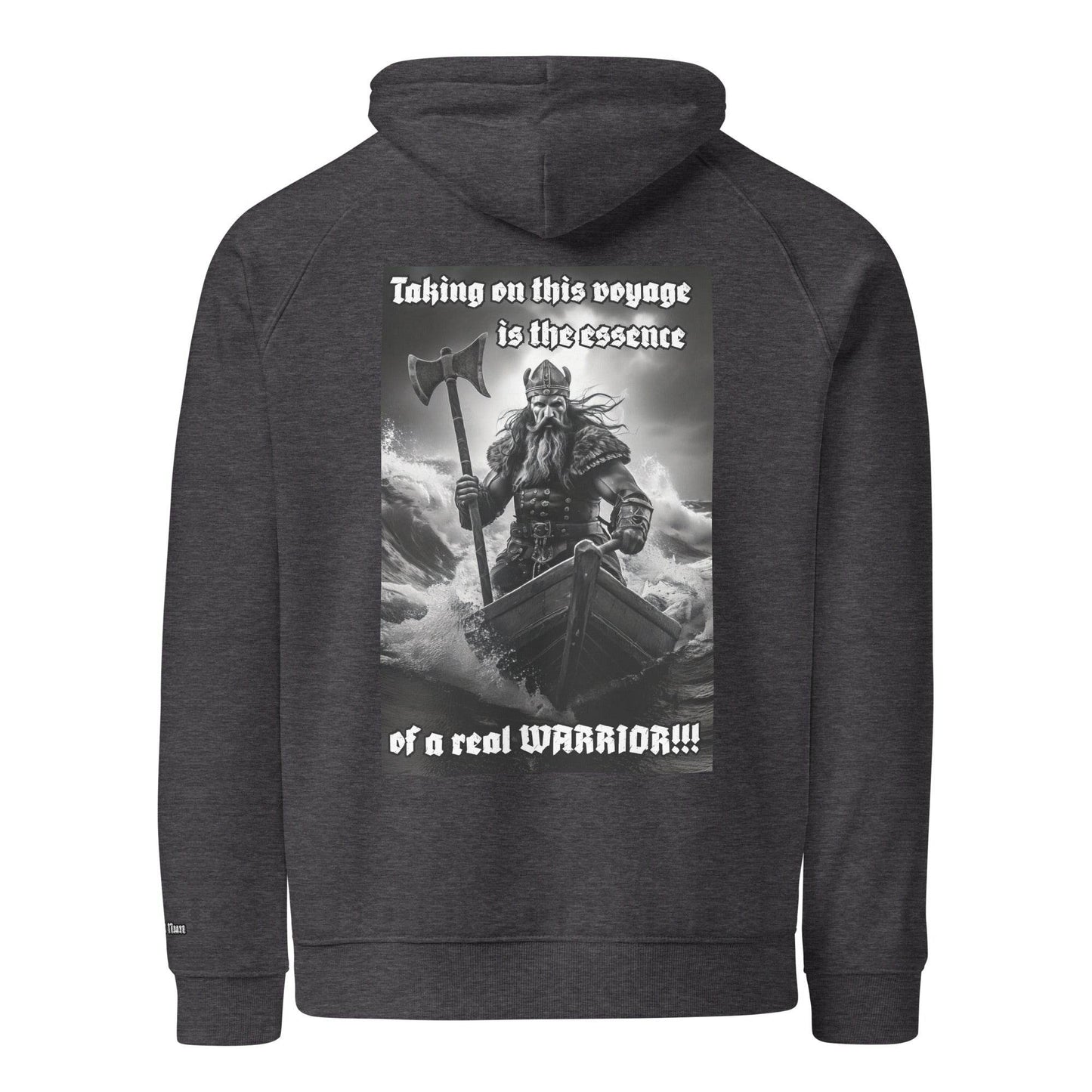 Unisex eco 100% organic cotton Warriors Hoodie Design #12 - Monk&Nun UnisexClothing