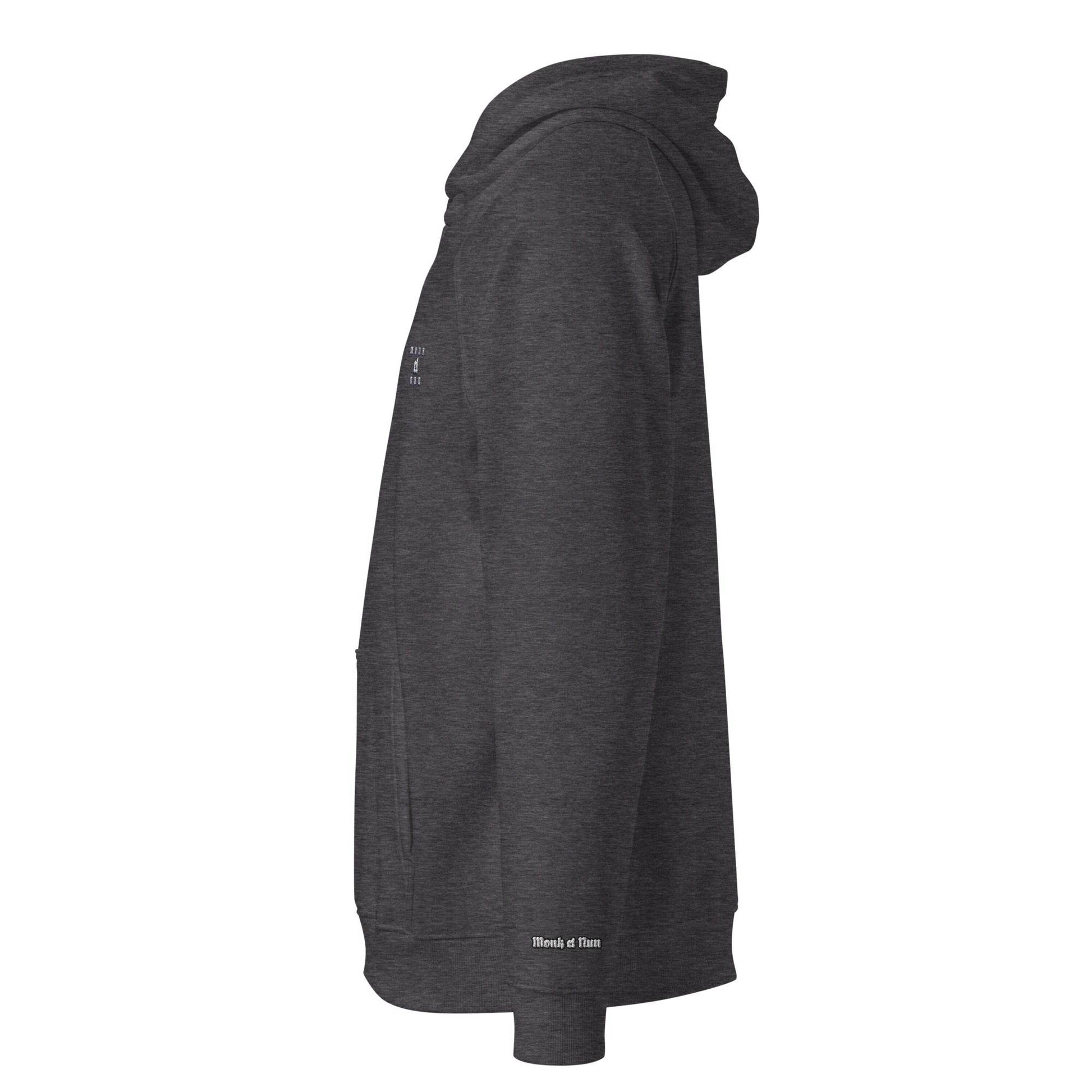Unisex eco 100% organic cotton Warriors Hoodie Always think positive - Monk&Nun UnisexClothing