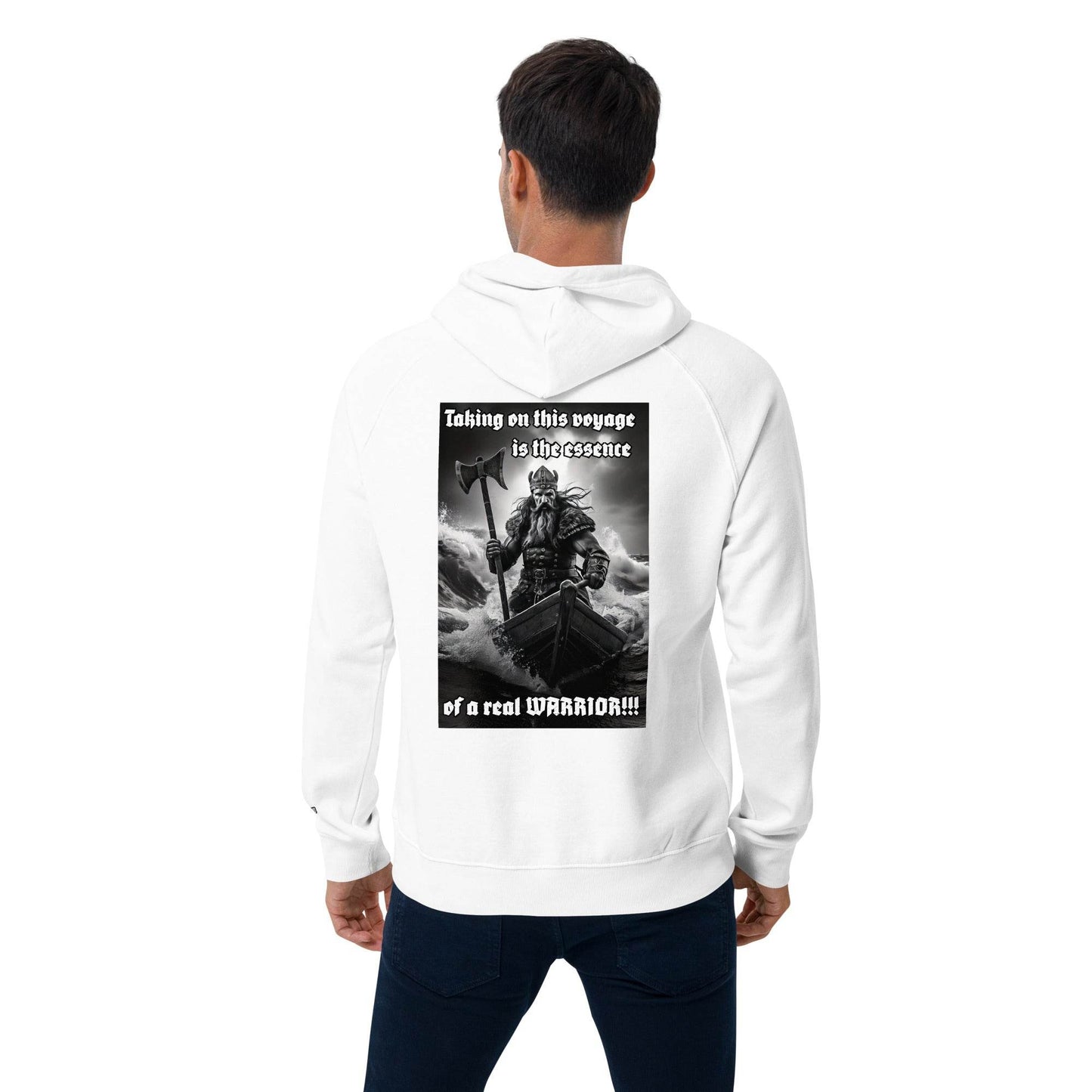 Unisex eco 100% organic cotton Warriors Hoodie Design #12 - Monk&Nun UnisexClothing