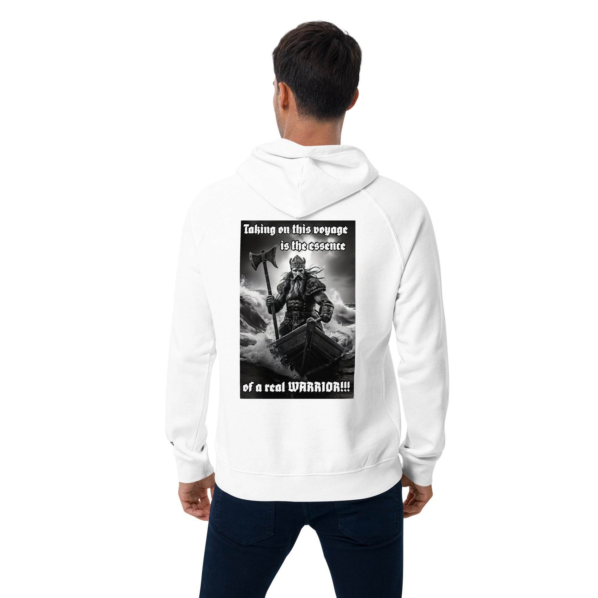 Unisex eco 100% organic cotton Warriors Hoodie Design #12 - Monk&Nun UnisexClothing
