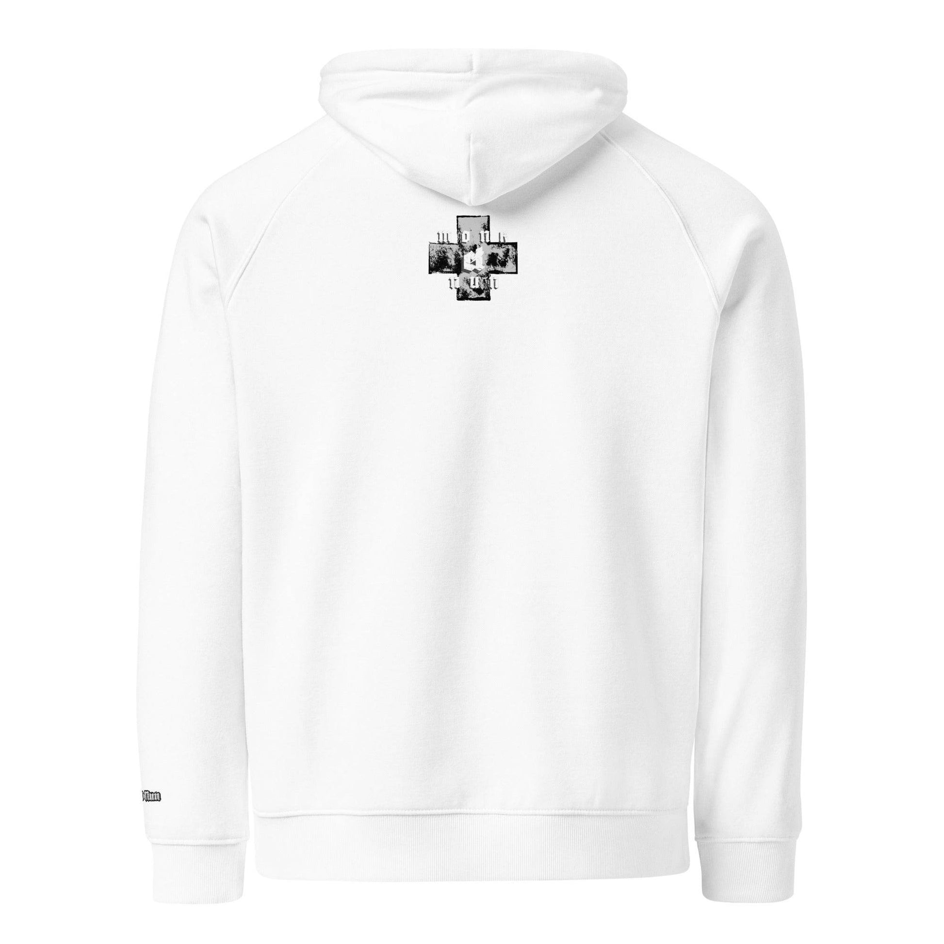 Unisex eco 100% organic cotton Warriors Hoodie Always think positive - Monk&Nun UnisexClothing