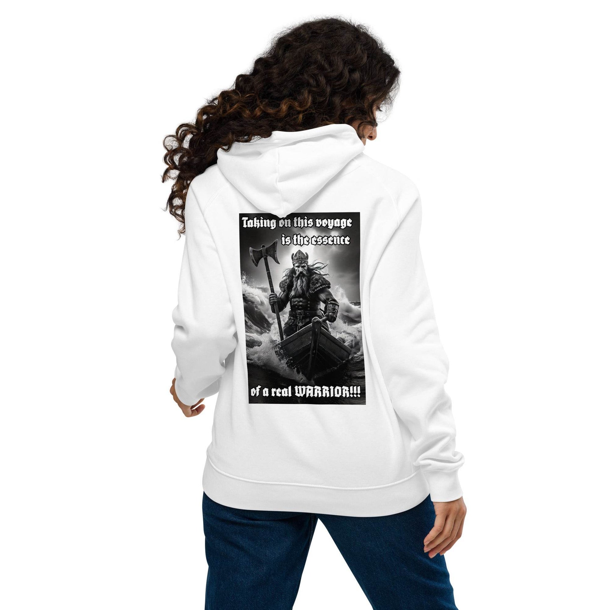 Unisex eco 100% organic cotton Warriors Hoodie Design #12 - Monk&Nun UnisexClothing