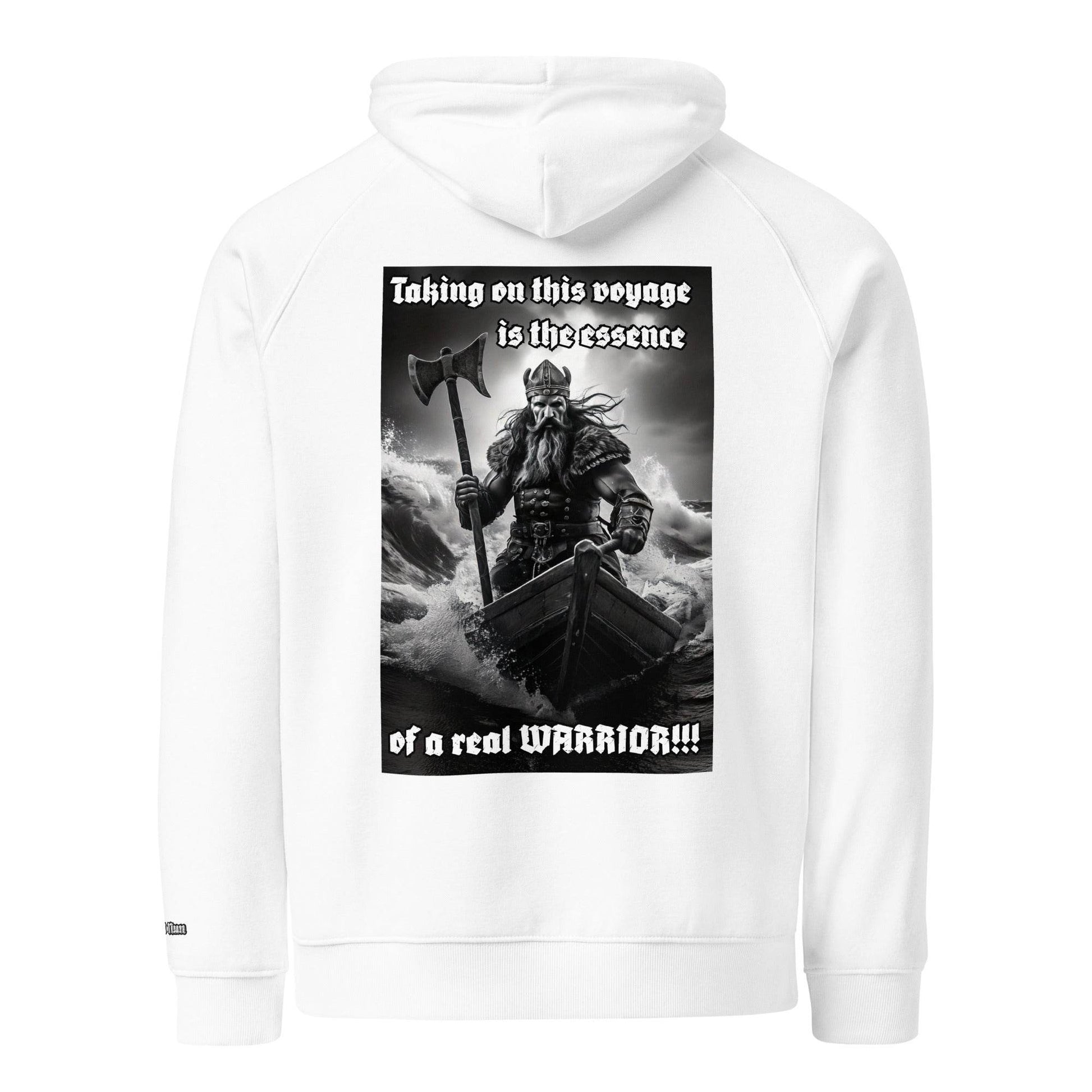 Unisex eco 100% organic cotton Warriors Hoodie Design #12 - Monk&Nun UnisexClothing