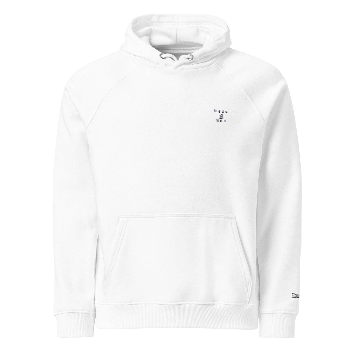 Unisex eco 100% organic cotton Warriors Hoodie Always think positive - Monk&Nun UnisexClothing