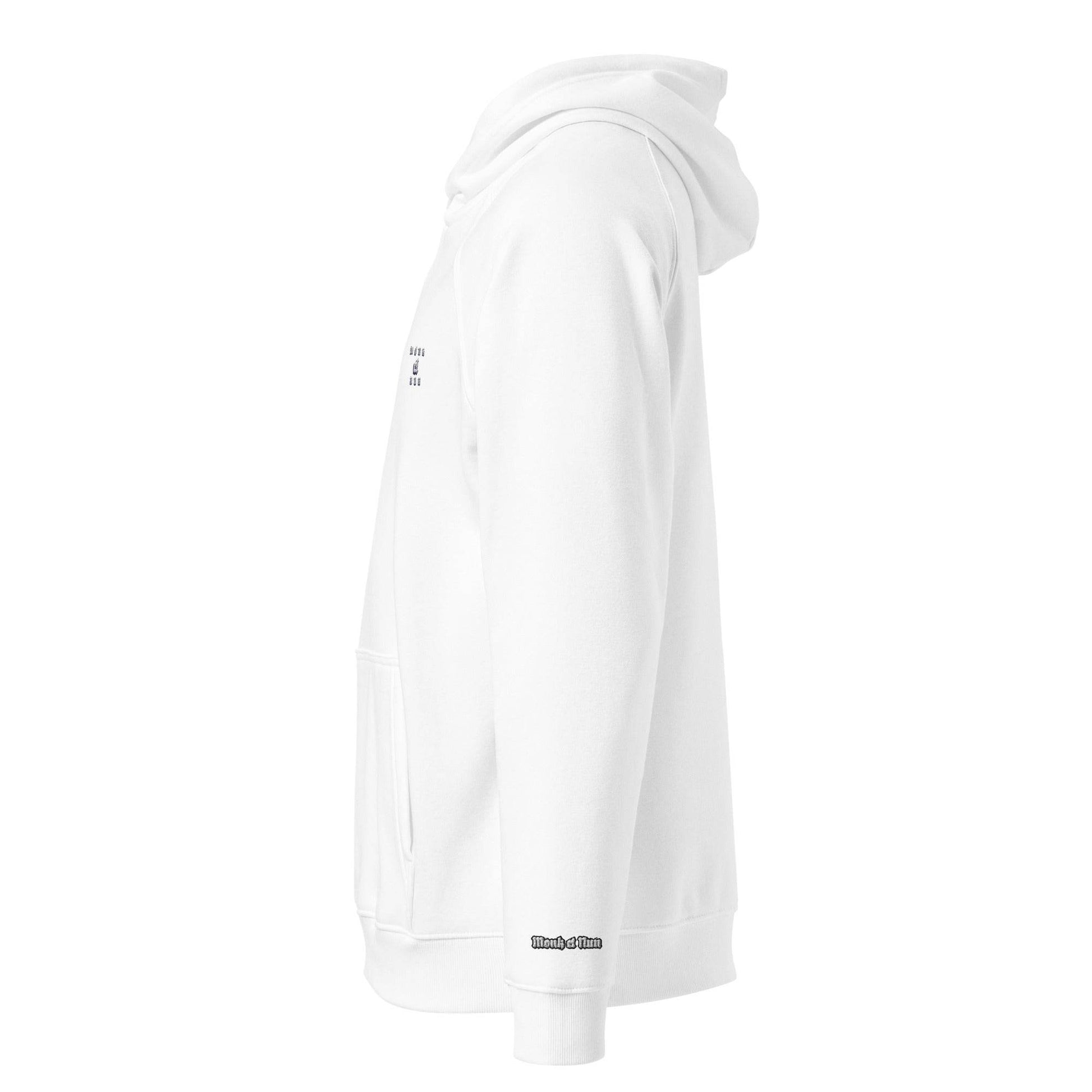 Unisex eco 100% organic cotton Warriors Hoodie Always think positive - Monk&Nun UnisexClothing
