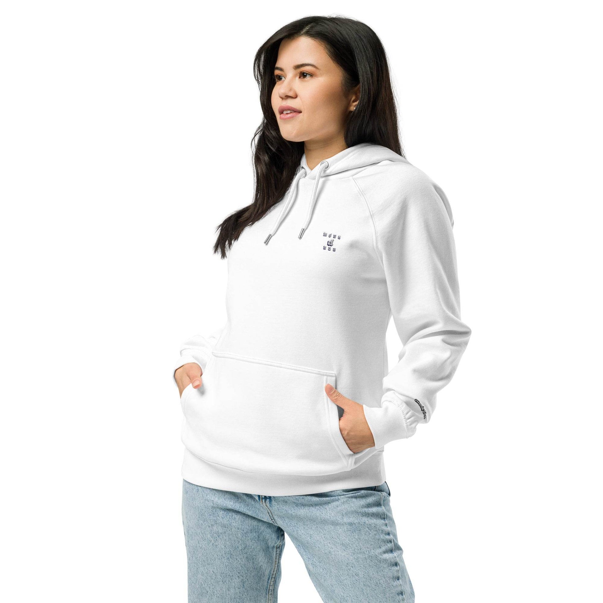 Unisex eco 100% organic cotton Warriors Hoodie Always think positive - Monk&Nun UnisexClothing