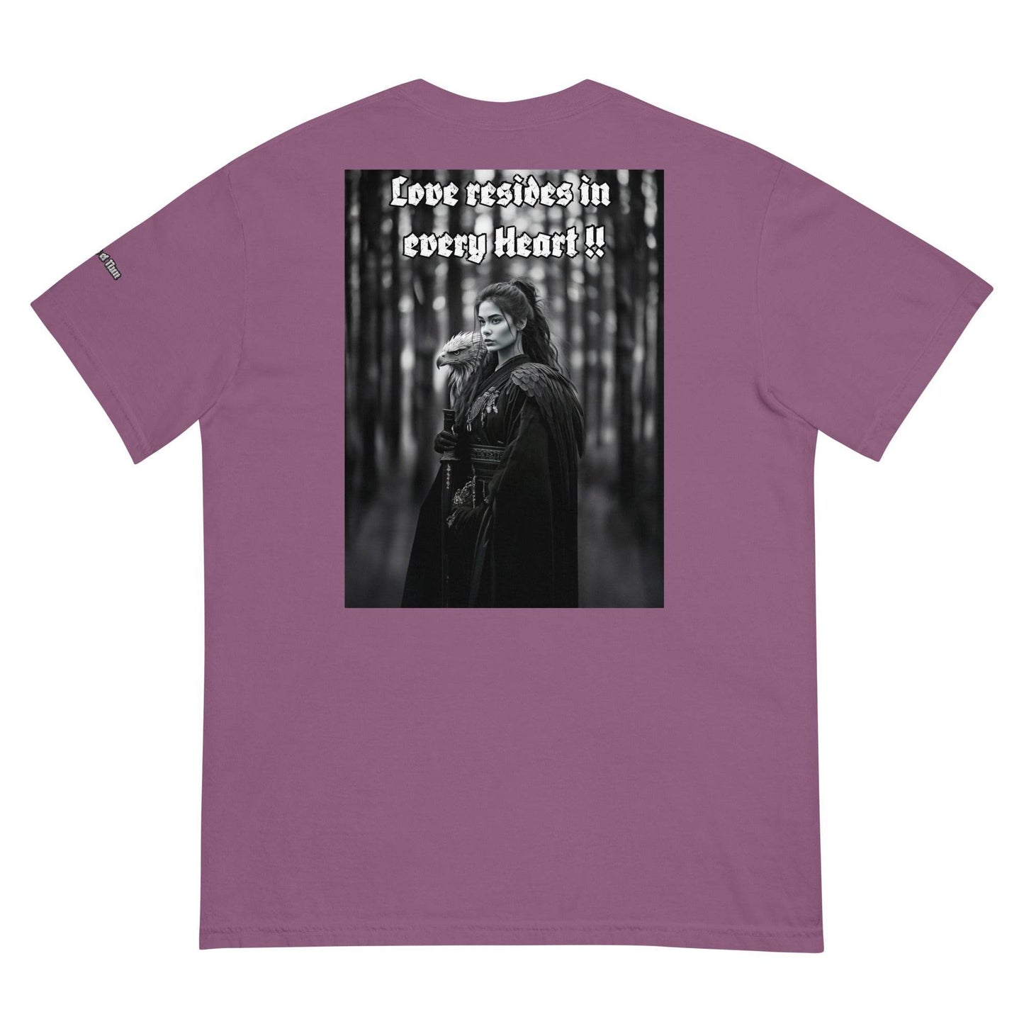 Unisex garment-dyed heavyweight 100% cotton t-shirt Design #1 - Monk&Nun UnisexClothing