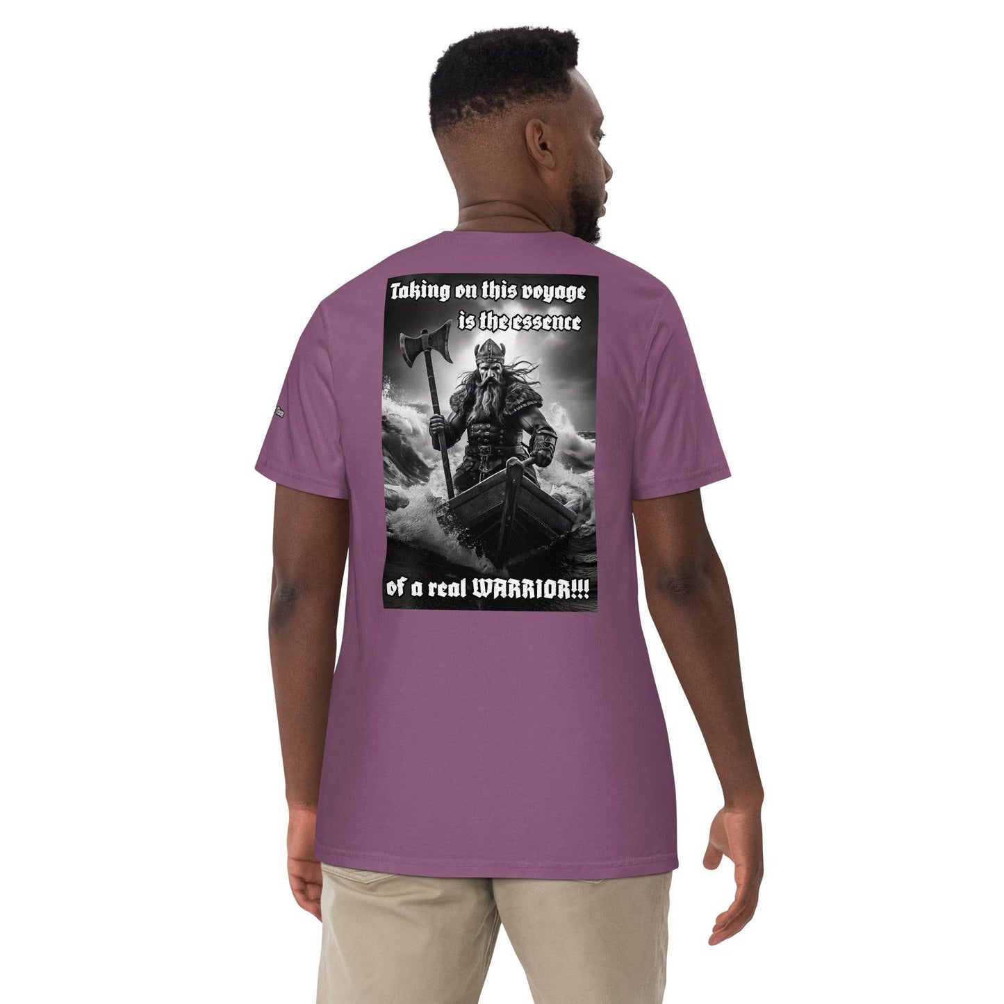 Unisex garment-dyed heavyweight 100% cotton t-shirt Design #12 - Monk&Nun UnisexClothing