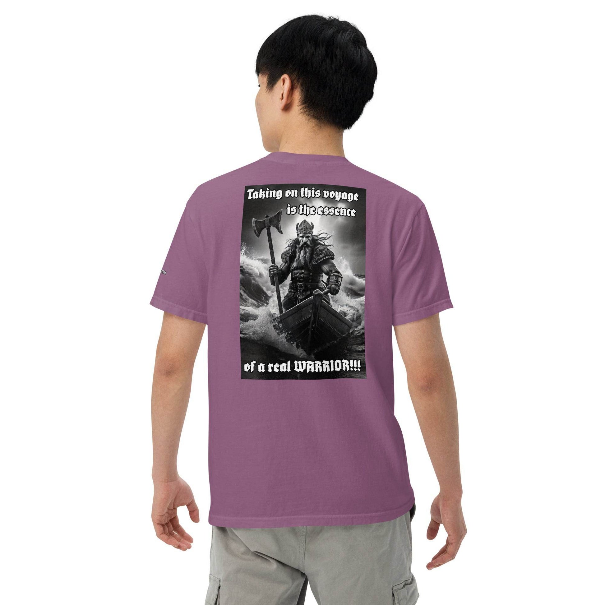 Unisex garment-dyed heavyweight 100% cotton t-shirt Design #12 - Monk&Nun UnisexClothing