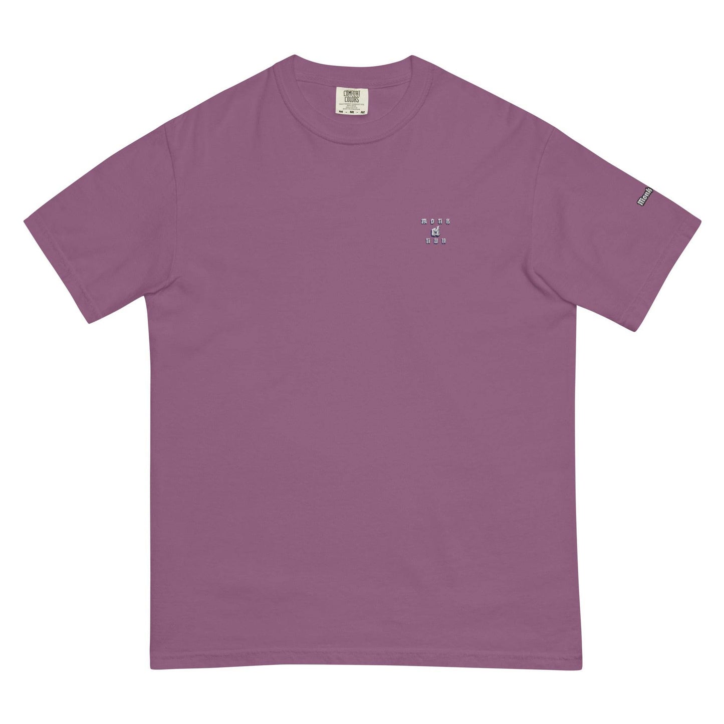 Unisex garment-dyed heavyweight 100% cotton t-shirt Design #1 - Monk&Nun UnisexClothing