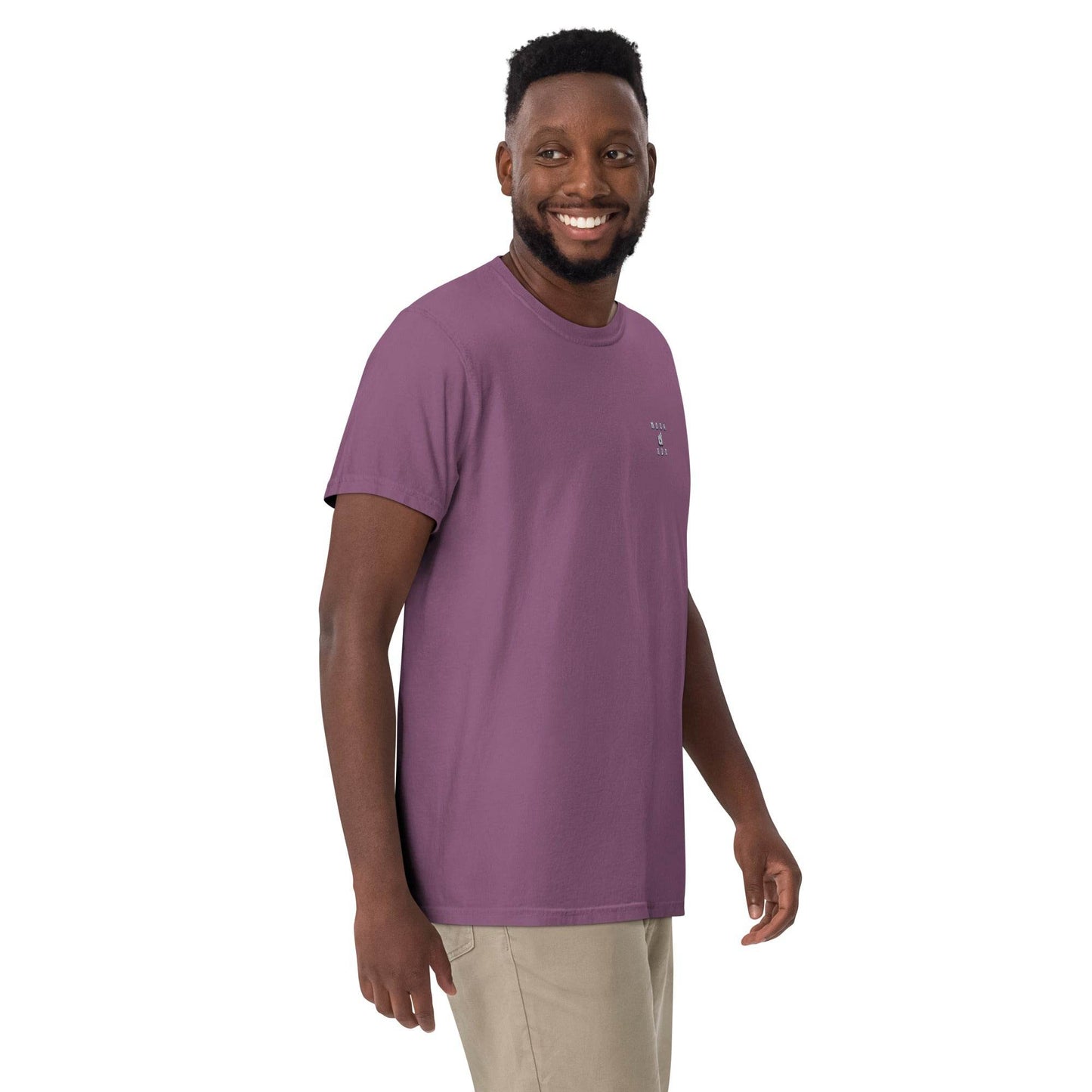 Unisex garment-dyed heavyweight 100% cotton t-shirt Design #12 - Monk&Nun UnisexClothing