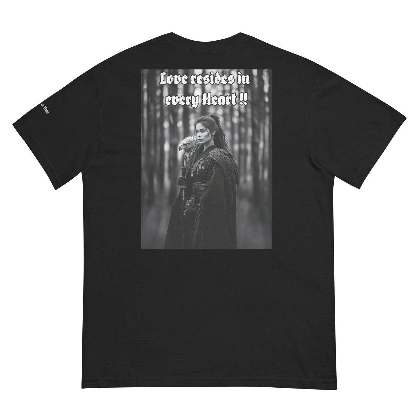 Unisex garment-dyed heavyweight 100% cotton t-shirt Design #1 - Monk&Nun UnisexClothing