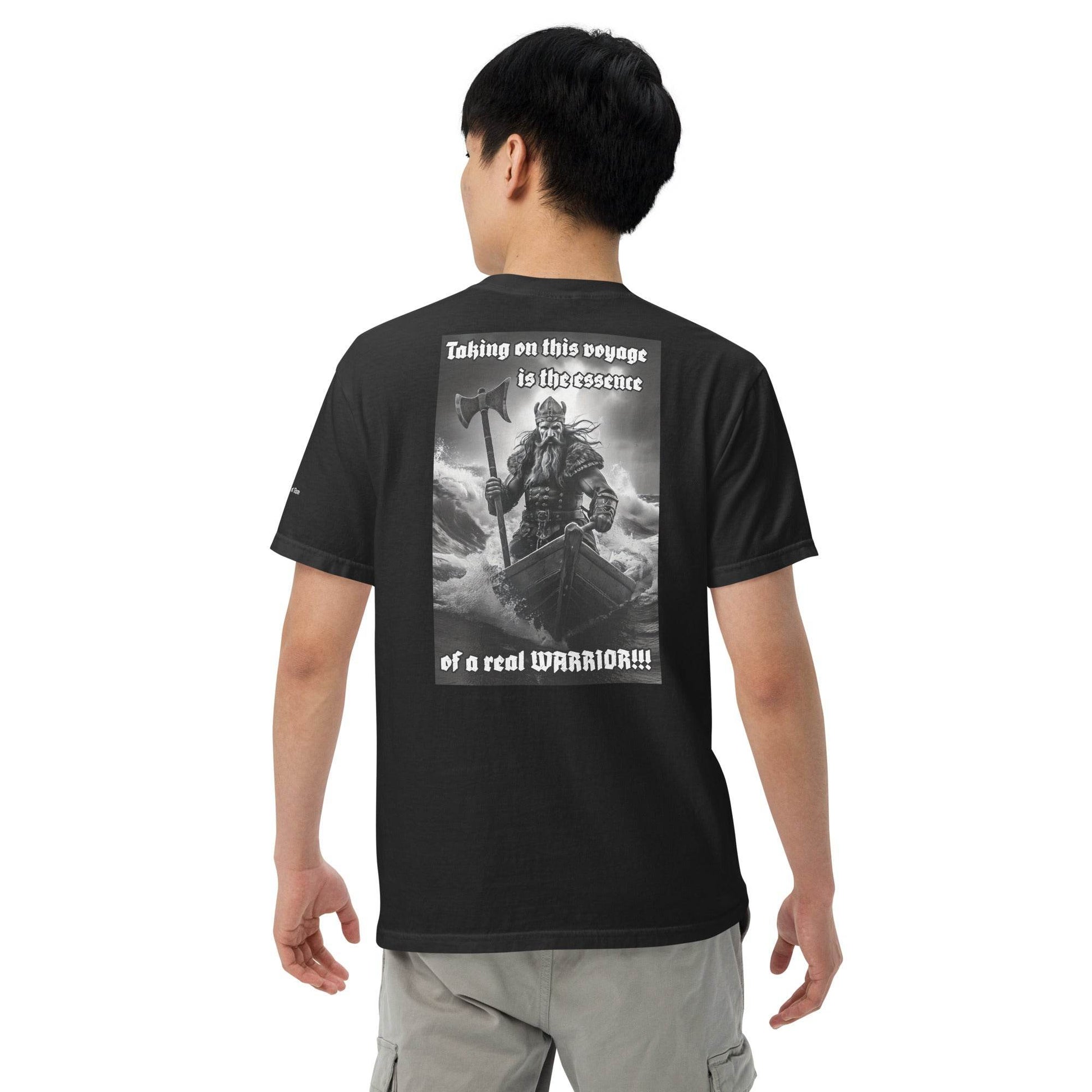 Unisex garment-dyed heavyweight 100% cotton t-shirt Design #12 - Monk&Nun UnisexClothing