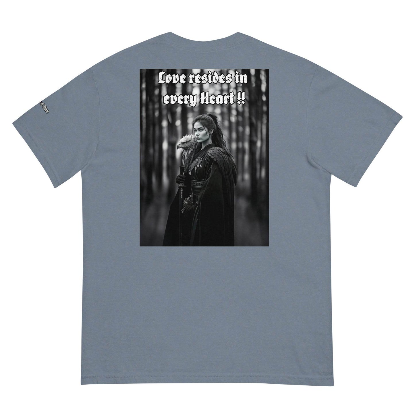 Unisex garment-dyed heavyweight 100% cotton t-shirt Design #1 - Monk&Nun UnisexClothing
