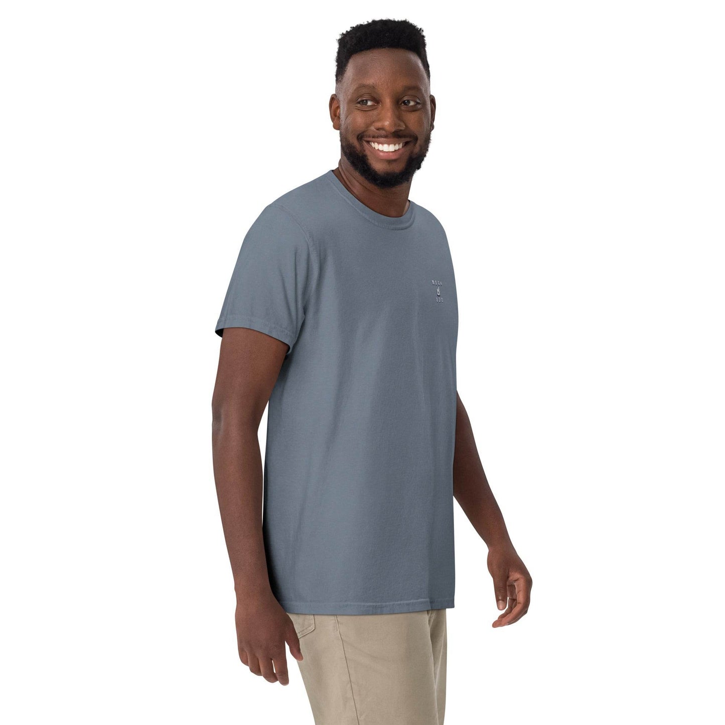 Unisex garment-dyed heavyweight 100% cotton t-shirt Design #12 - Monk&Nun UnisexClothing