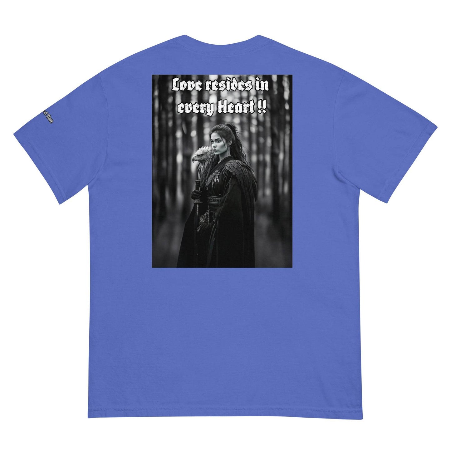 Unisex garment-dyed heavyweight 100% cotton t-shirt Design #1 - Monk&Nun UnisexClothing