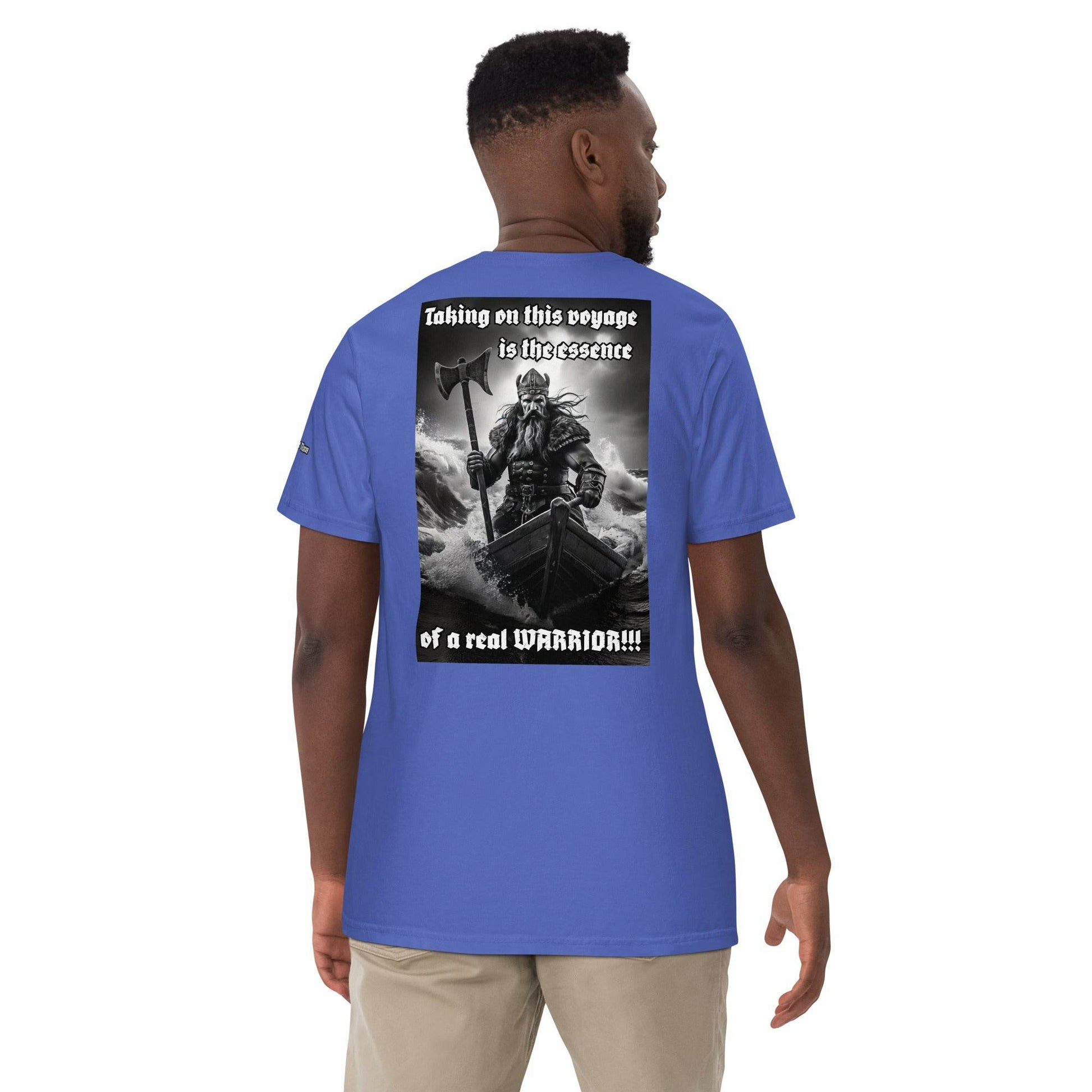 Unisex garment-dyed heavyweight 100% cotton t-shirt Design #12 - Monk&Nun UnisexClothing