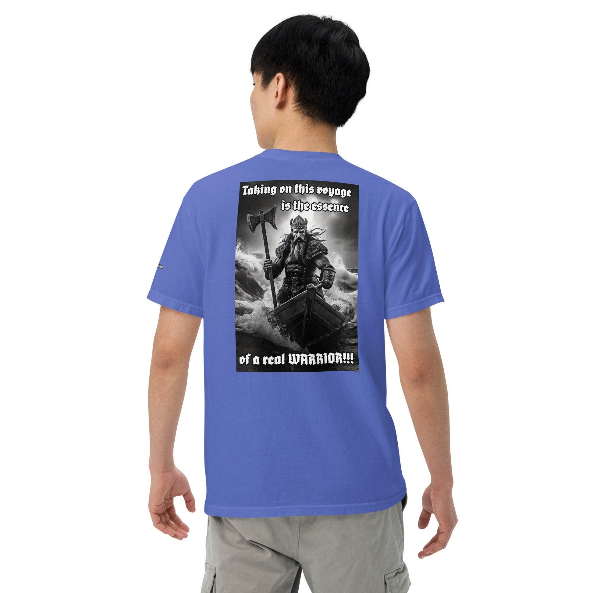 Unisex garment-dyed heavyweight 100% cotton t-shirt Design #12 - Monk&Nun UnisexClothing
