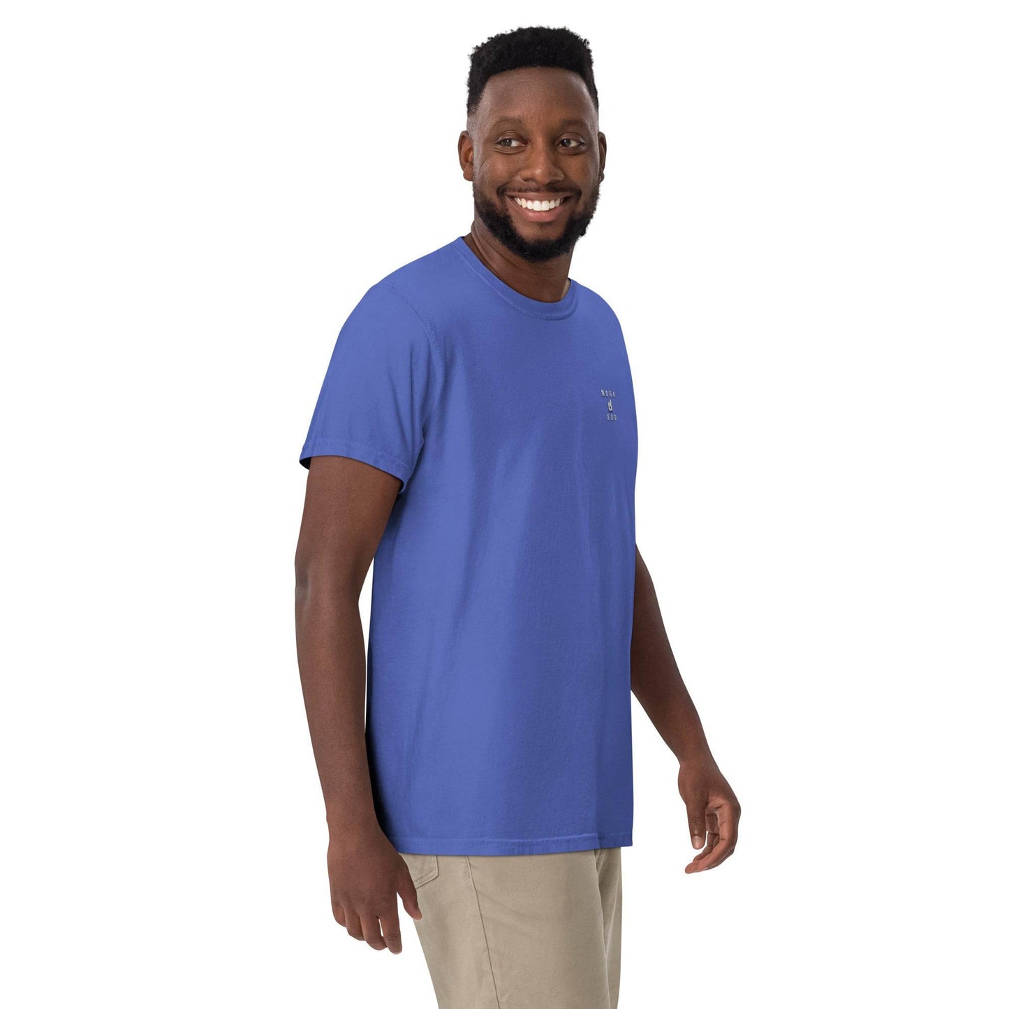 Unisex garment-dyed heavyweight 100% cotton t-shirt Design #12 - Monk&Nun UnisexClothing