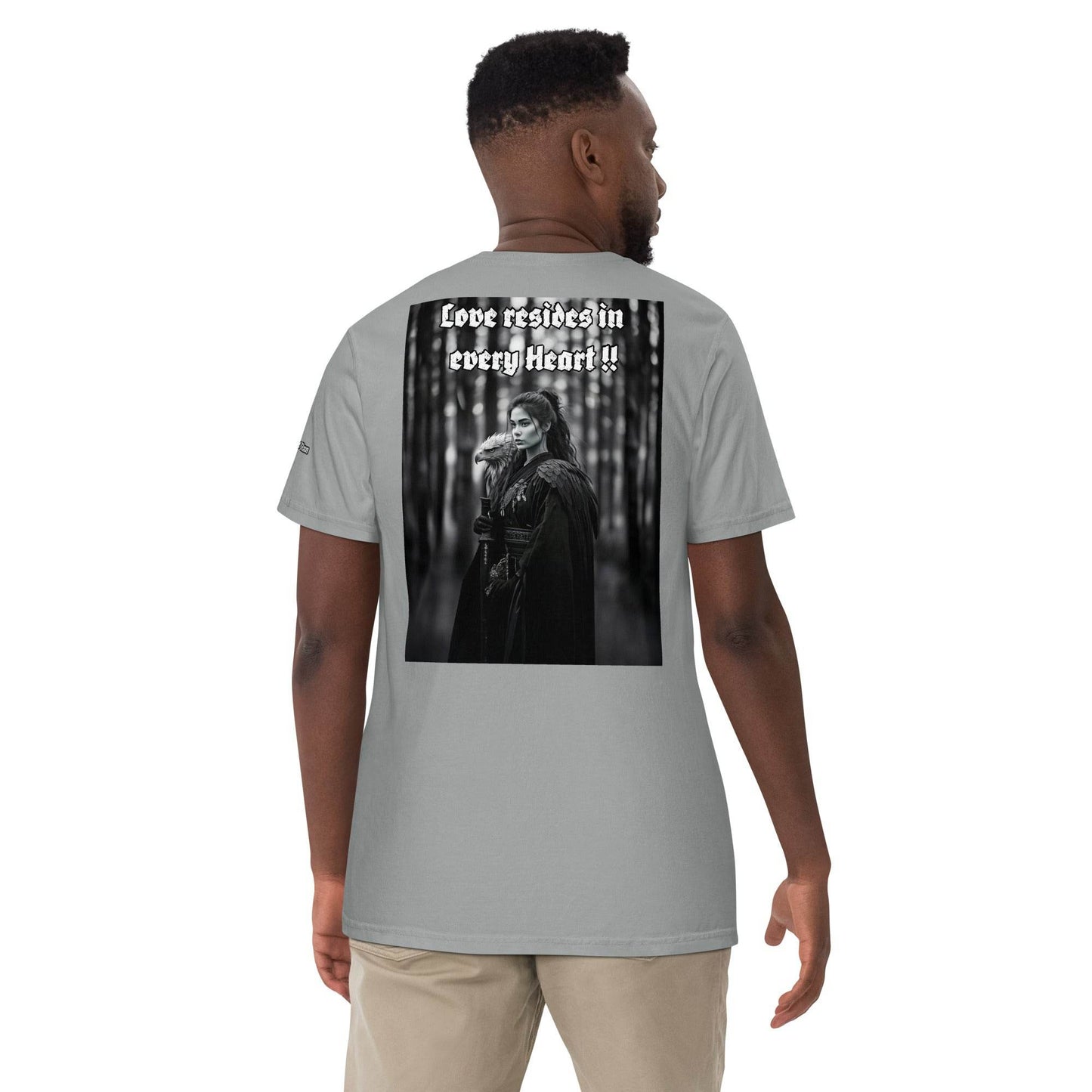 Unisex garment-dyed heavyweight 100% cotton t-shirt Design #1 - Monk&Nun UnisexClothing