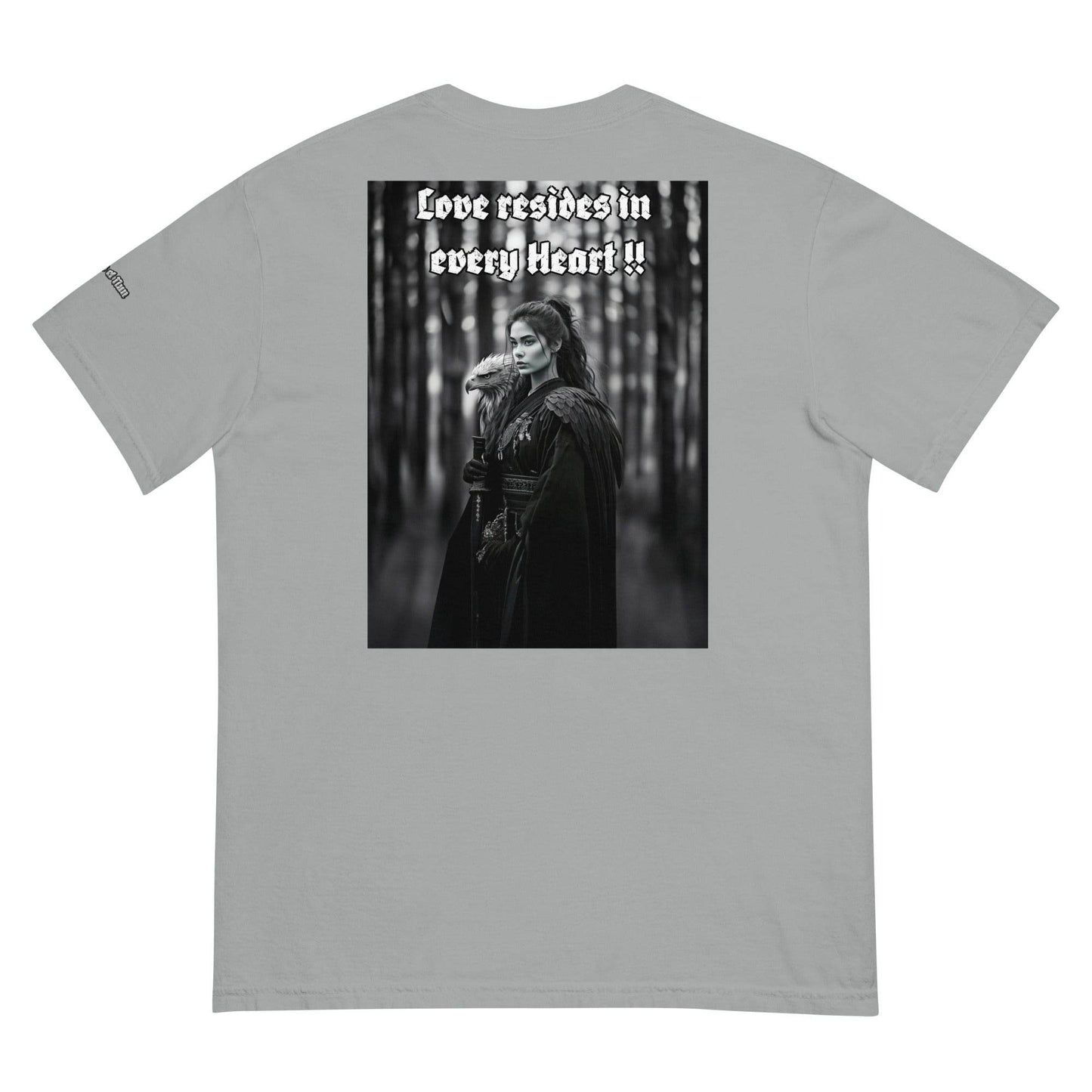Unisex garment-dyed heavyweight 100% cotton t-shirt Design #1 - Monk&Nun UnisexClothing