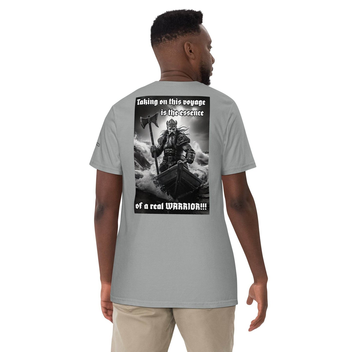 Unisex garment-dyed heavyweight 100% cotton t-shirt Design #12 - Monk&Nun UnisexClothing