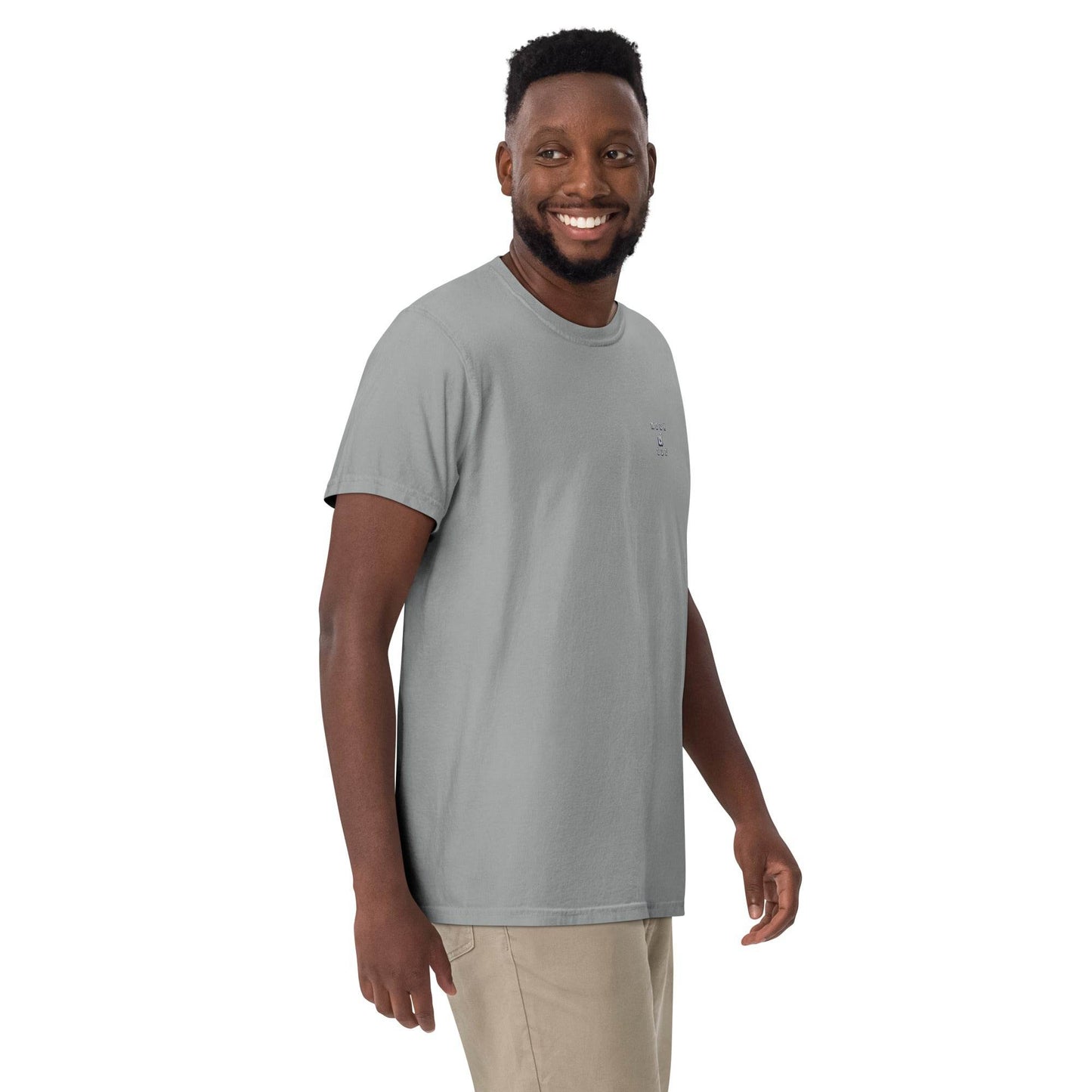 Unisex garment-dyed heavyweight 100% cotton t-shirt Design #12 - Monk&Nun UnisexClothing