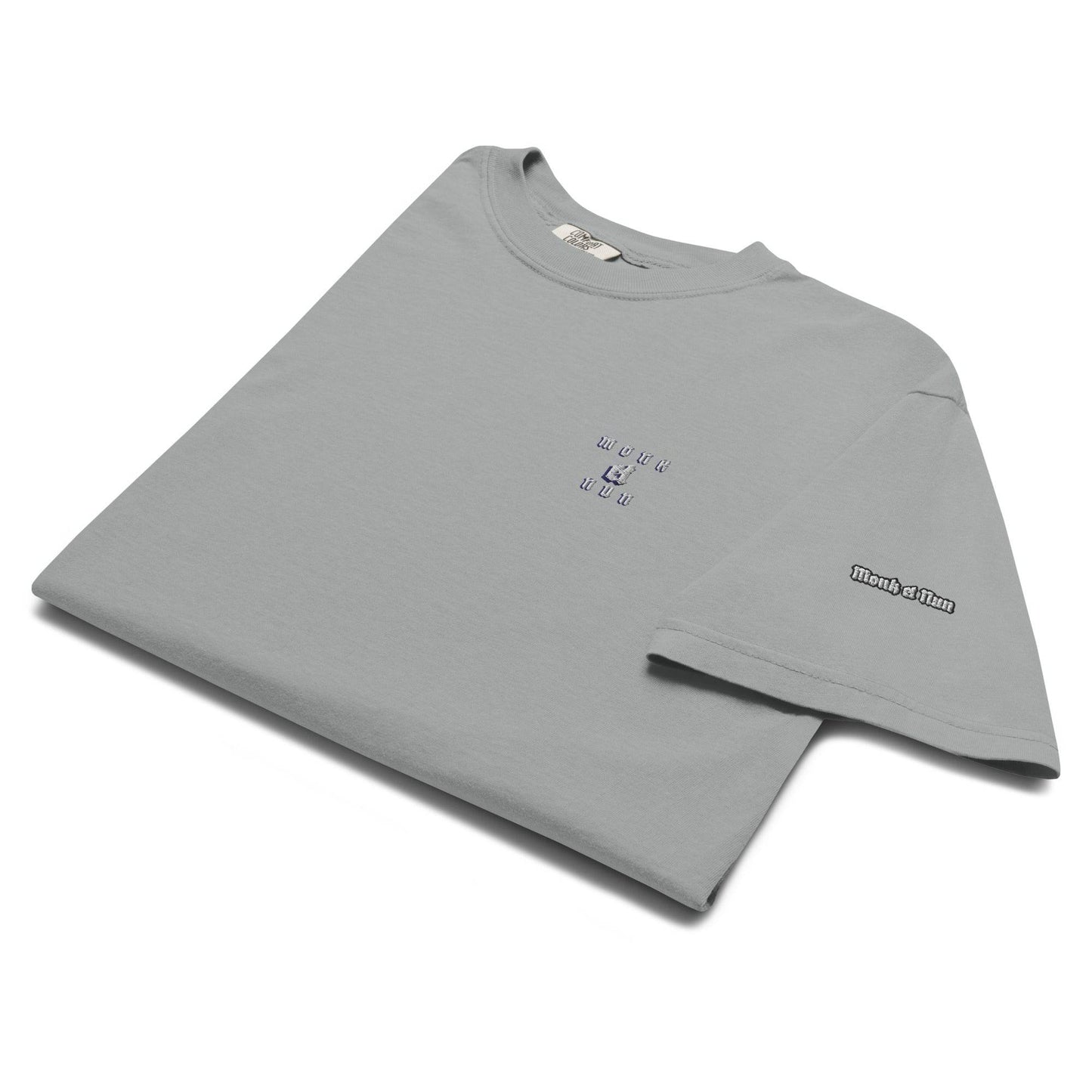 Unisex garment-dyed heavyweight 100% cotton t-shirt Design #14 - Monk&Nun UnisexClothing