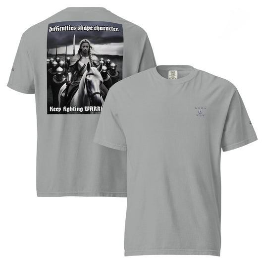Unisex garment-dyed heavyweight 100% cotton t-shirt Design #14 - Monk&Nun UnisexClothing