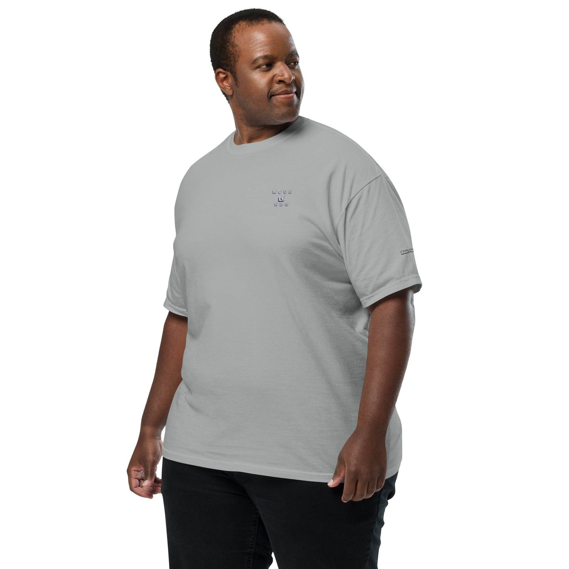 Unisex garment-dyed heavyweight 100% cotton t-shirt Design #14 - Monk&Nun UnisexClothing