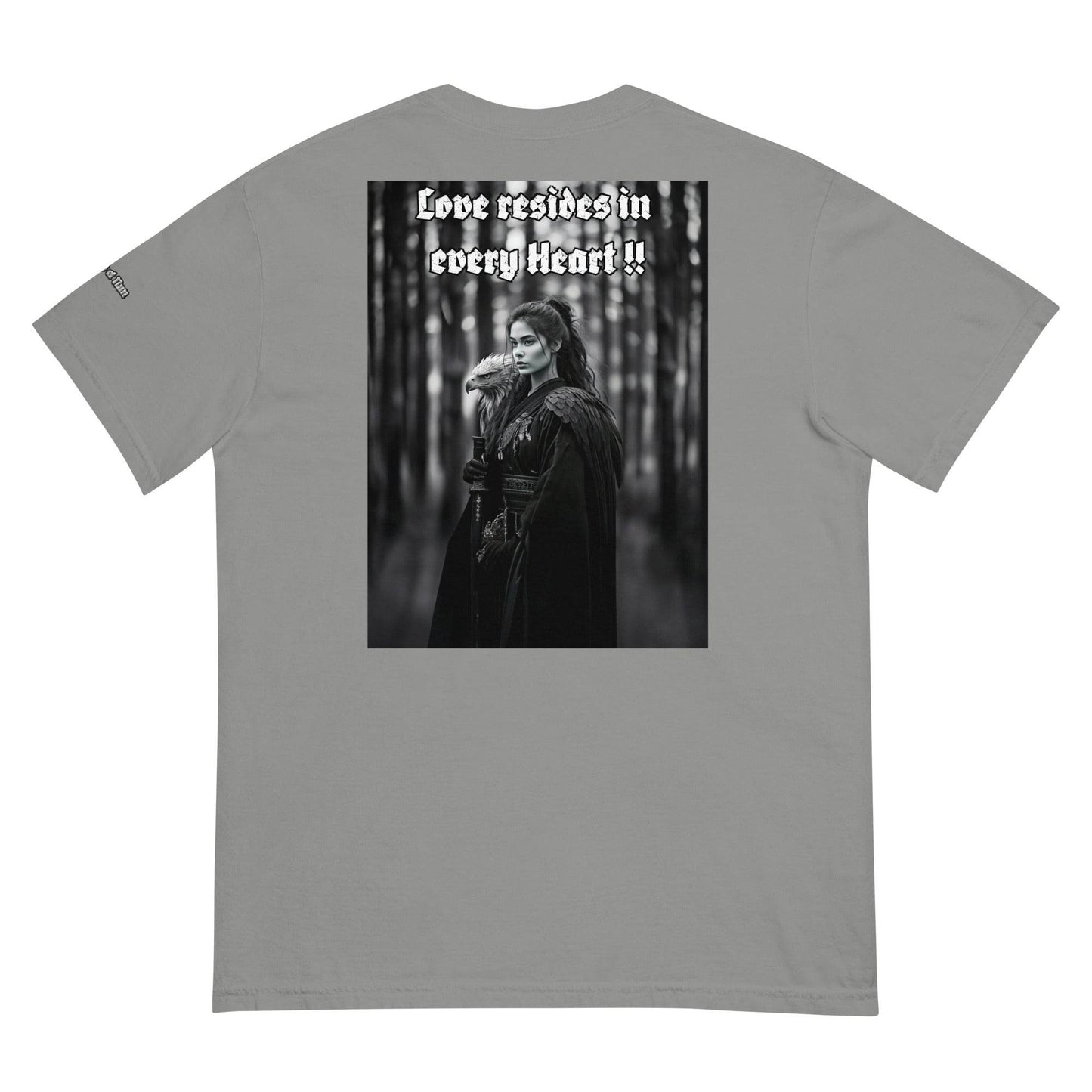 Unisex garment-dyed heavyweight 100% cotton t-shirt Design #1 - Monk&Nun UnisexClothing