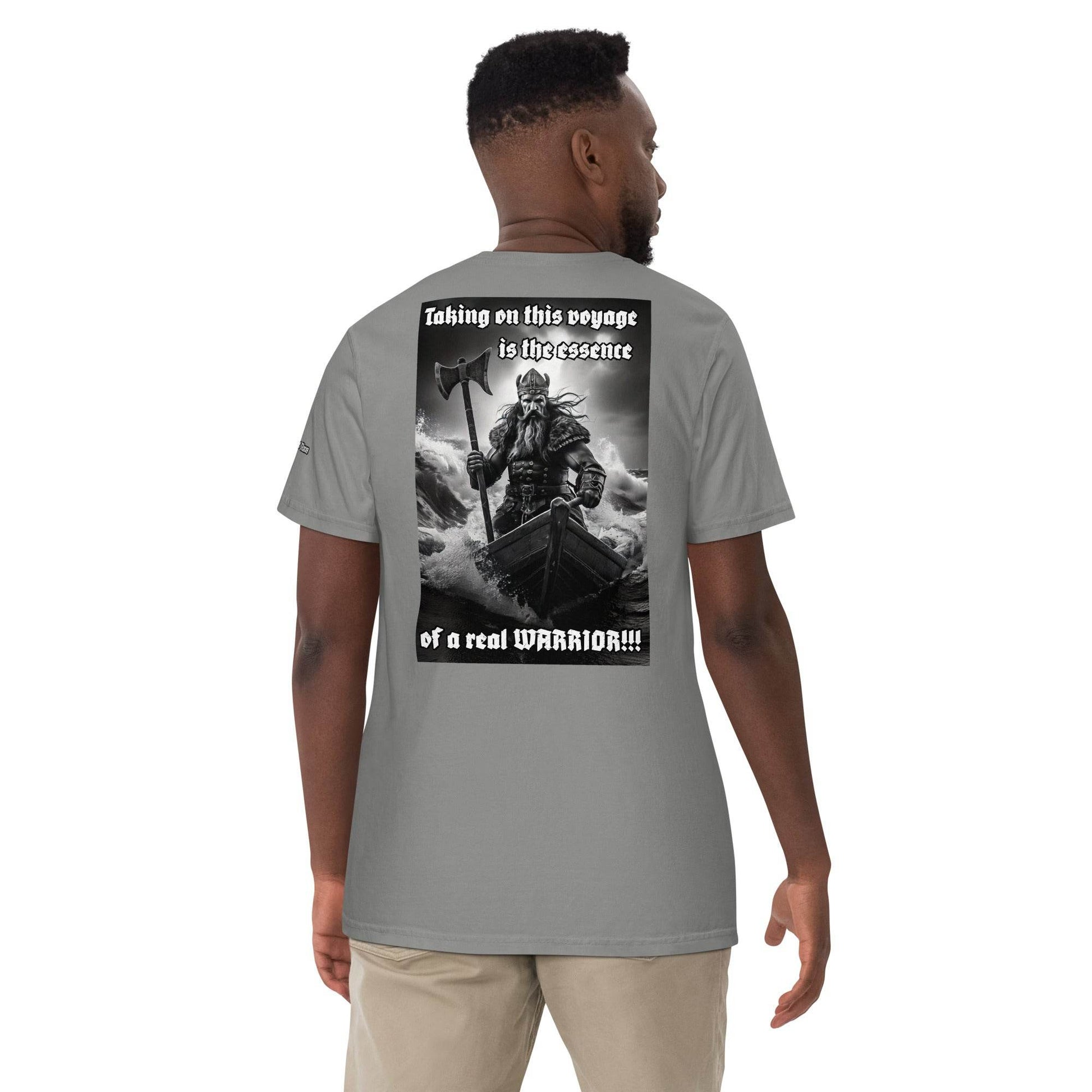 Unisex garment-dyed heavyweight 100% cotton t-shirt Design #12 - Monk&Nun UnisexClothing