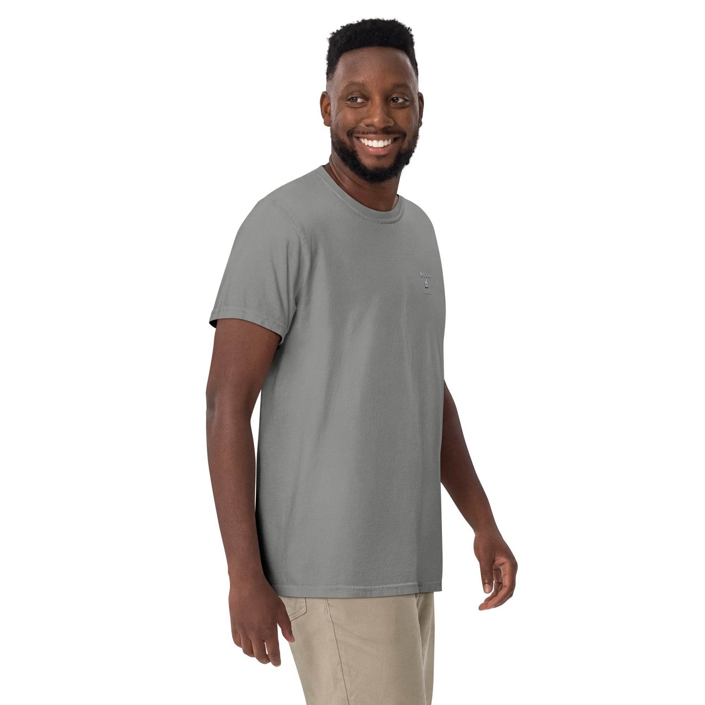 Unisex garment-dyed heavyweight 100% cotton t-shirt Design #12 - Monk&Nun UnisexClothing